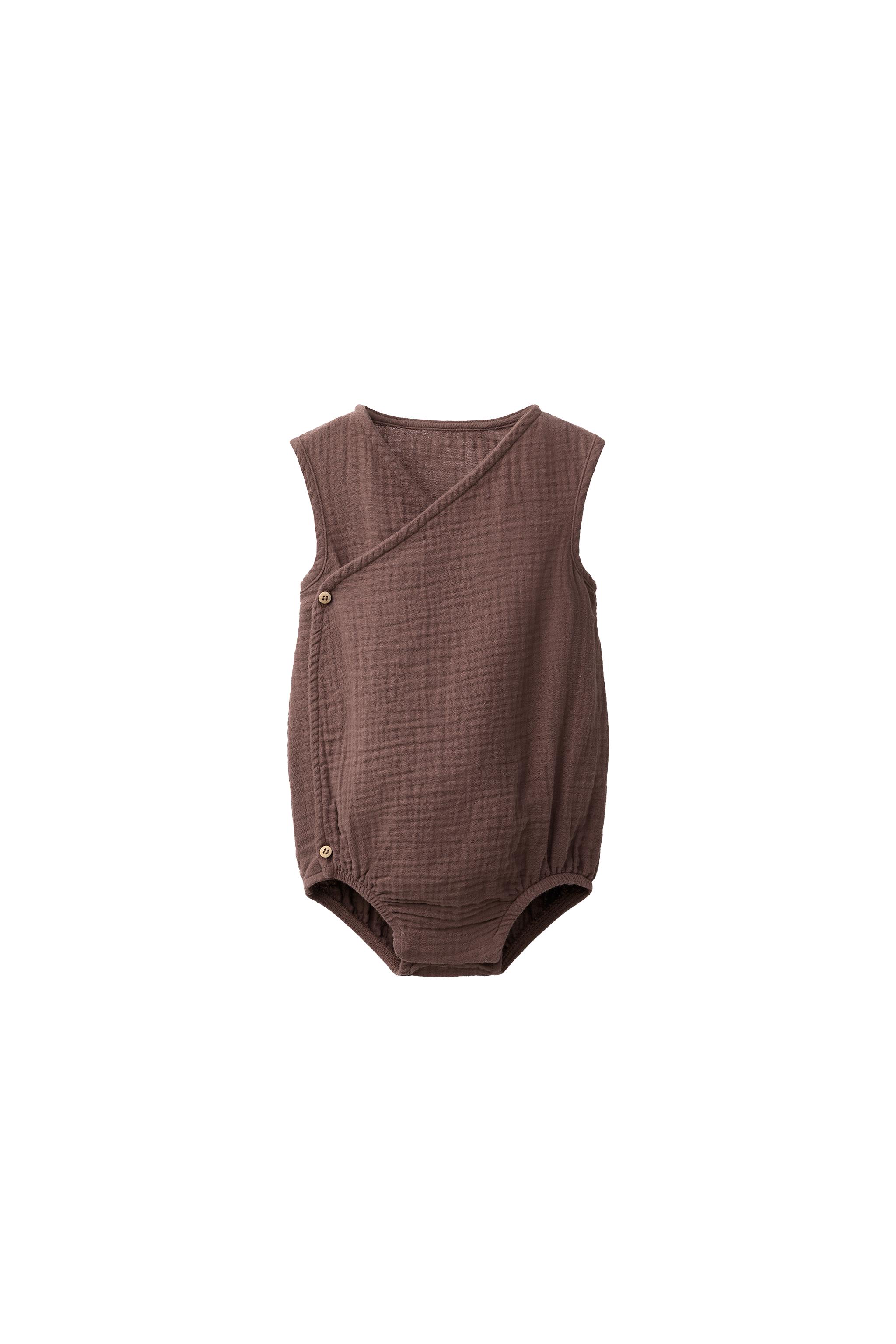 Ромпер с запа́хом фактурный — ZARA