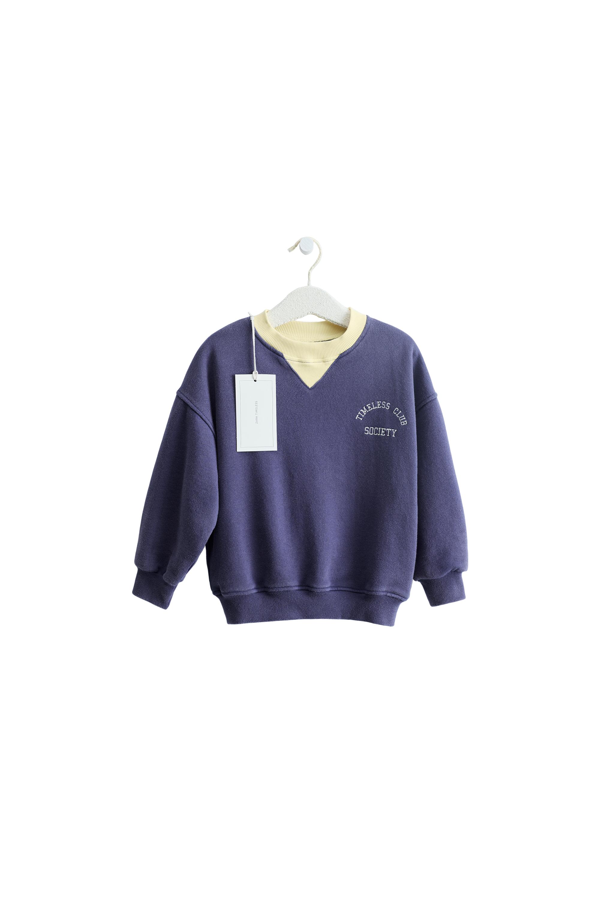 ZARA TIMELESS — ТОЛСТОВКА С ВЫШИВКОЙ — ZARA