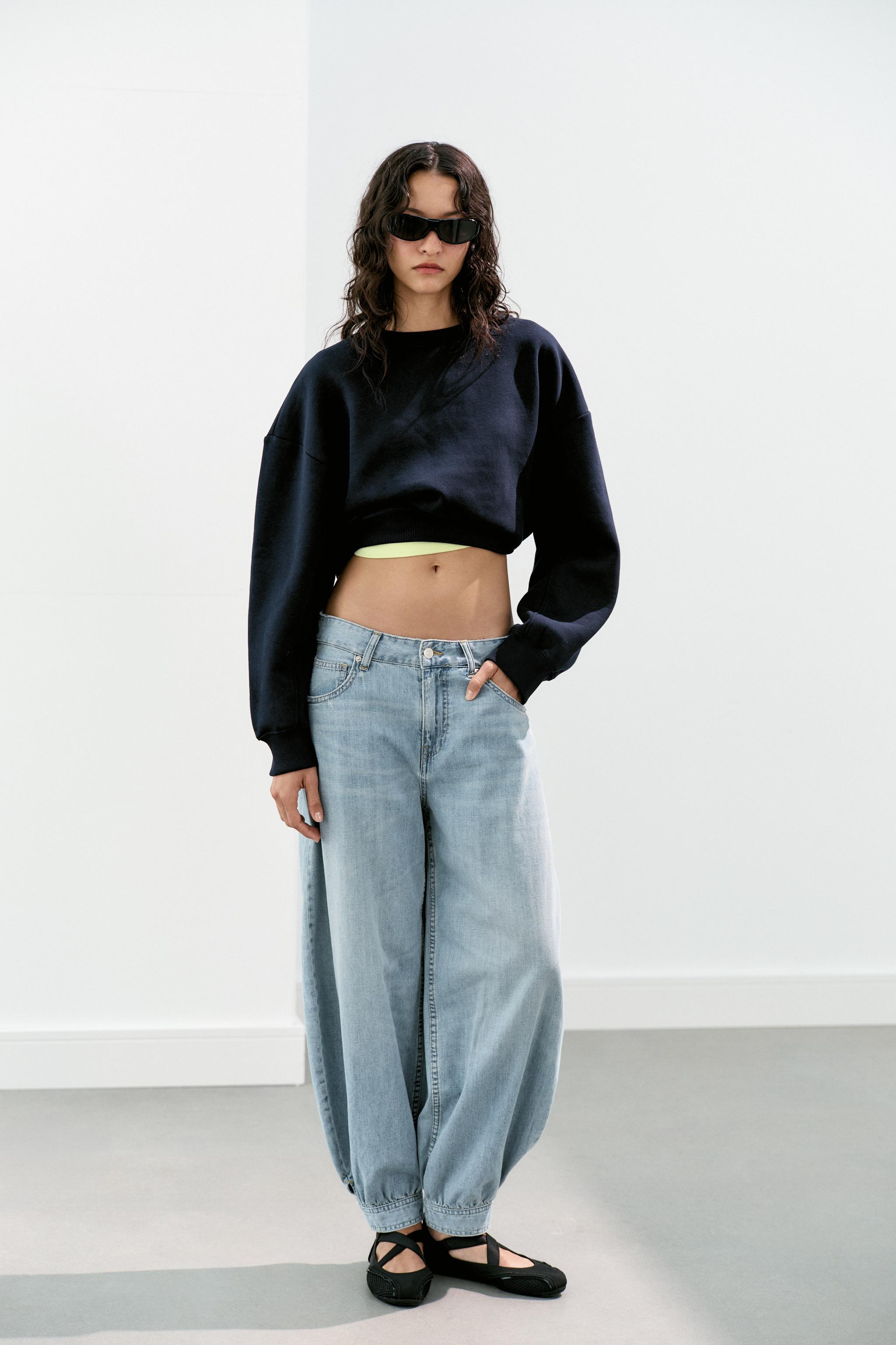 Базовый плюшевый свитшот — ZARA