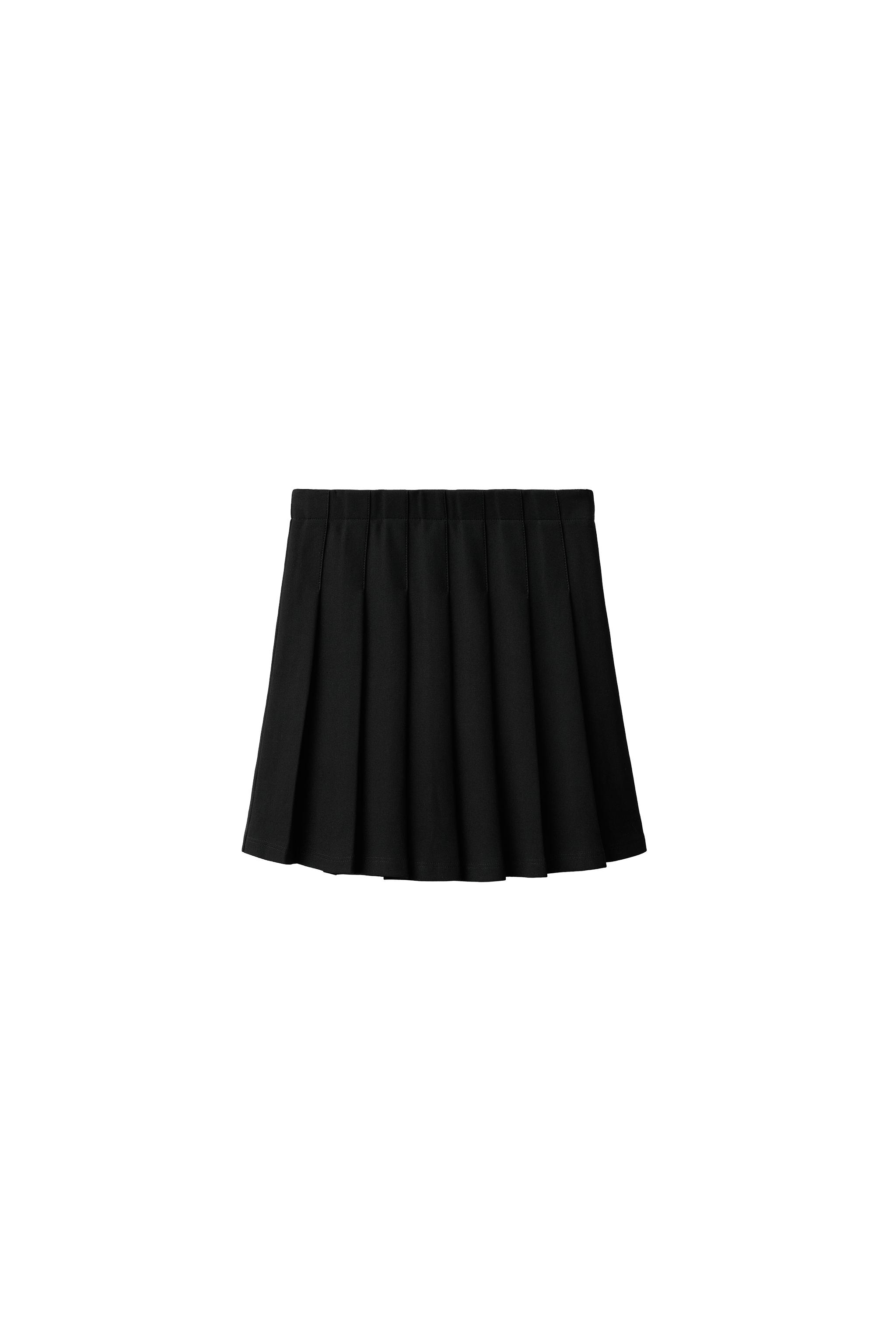 ОДНОТОННАЯ ЮБКА В СКЛАДКУ — ZARA