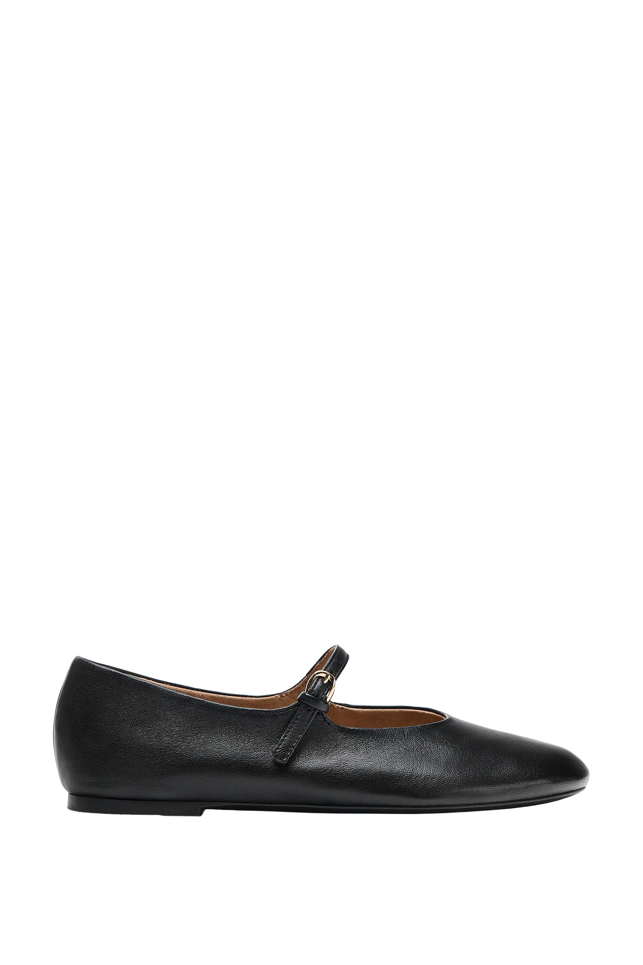 Балетки из кожи — ZARA