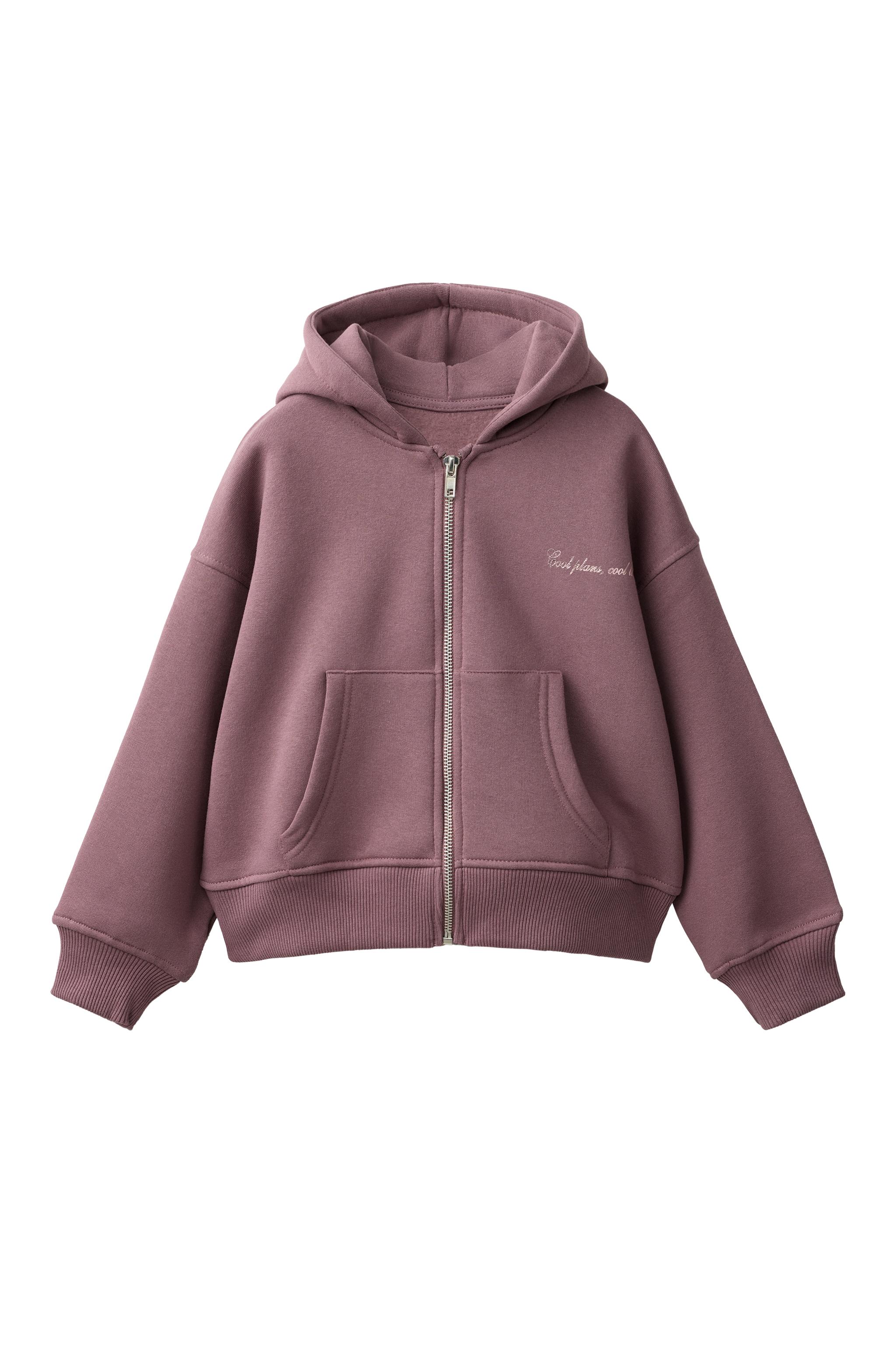 ZIP-UP HOODIE WITH SEQUIN WINGS — ZARA