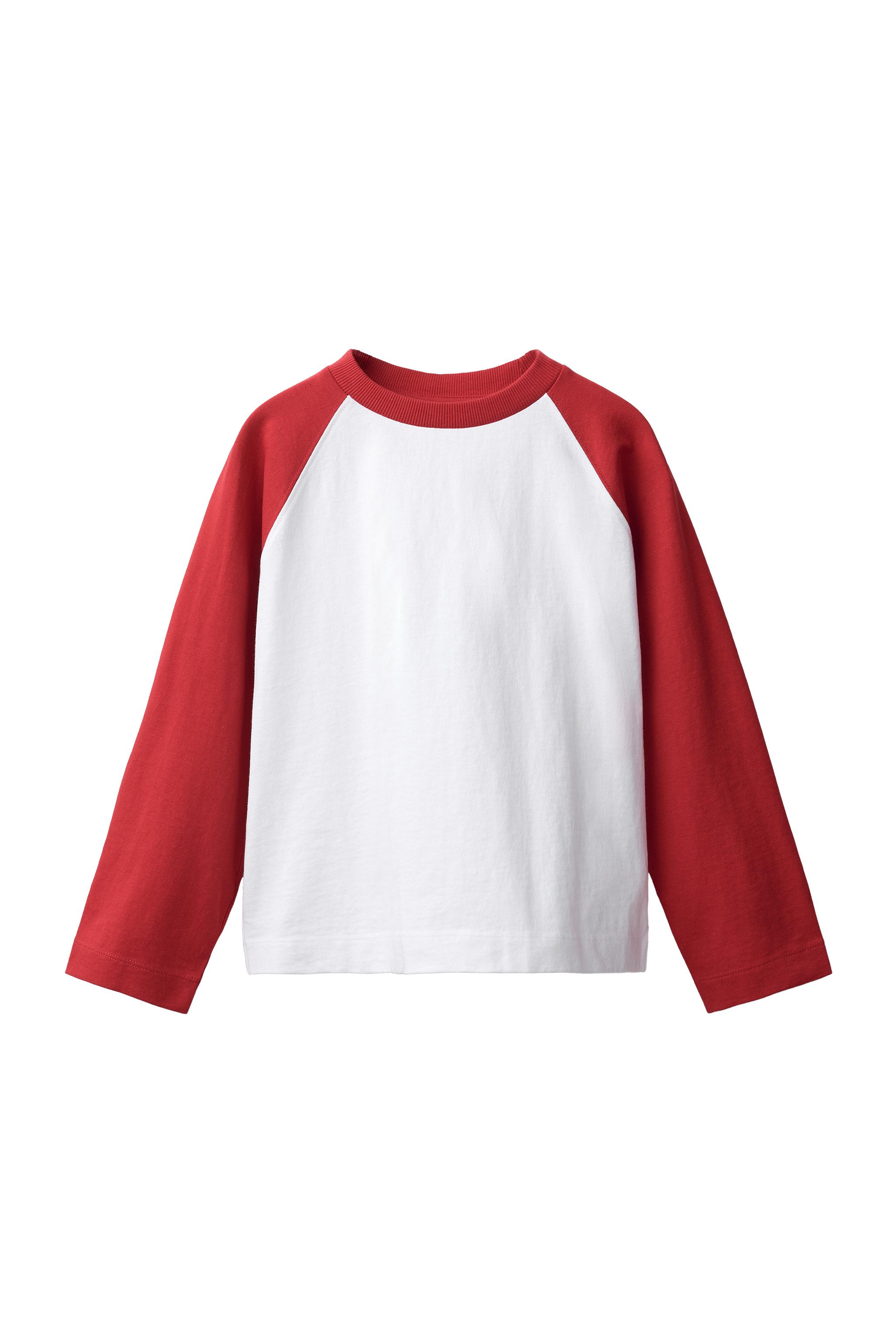 Футболка с длинным рукавом реглан — ZARA