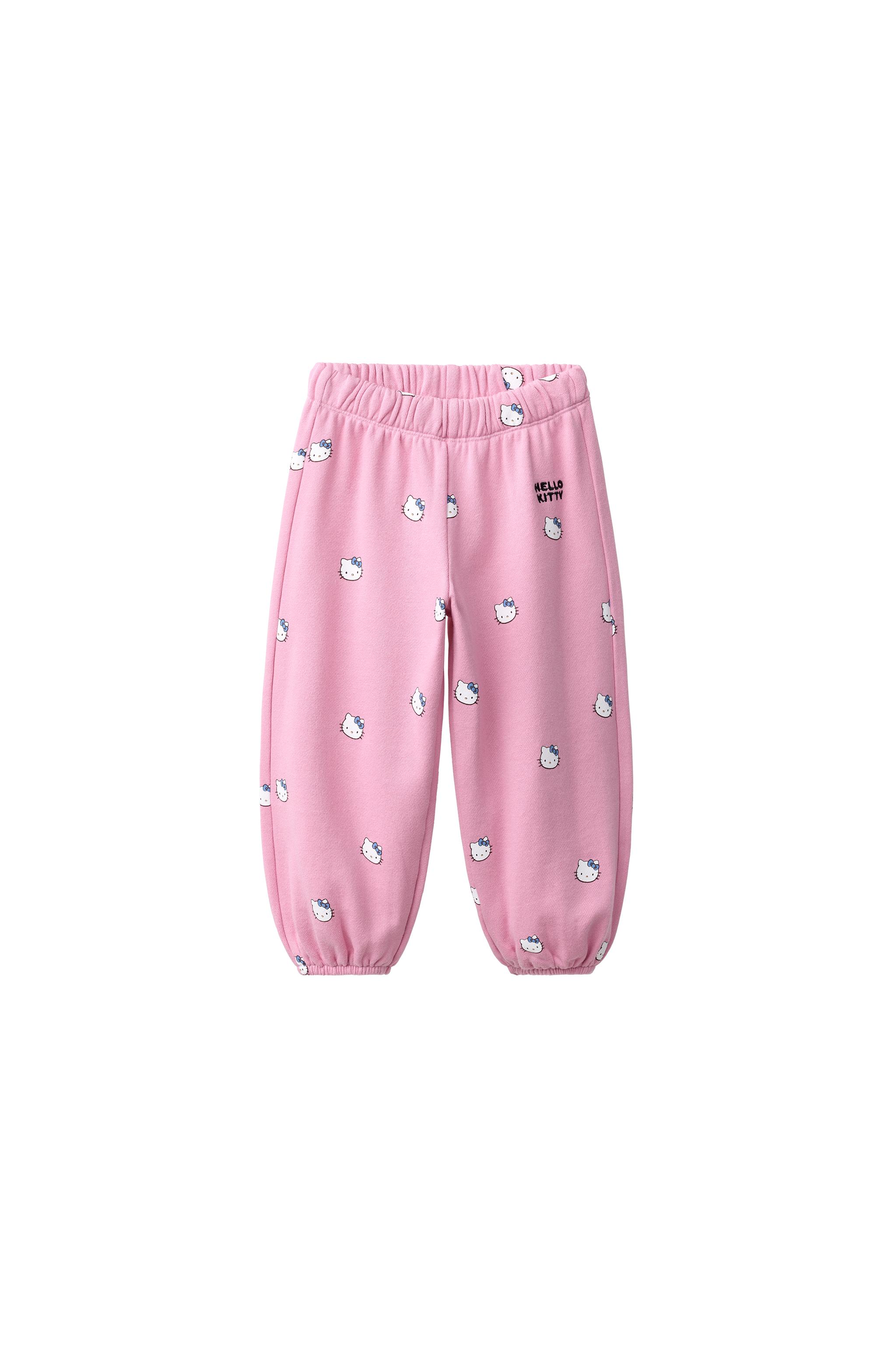 HELLO KITTY © SANRIO SAROUEL PLUSH TROUSERS — ZARA