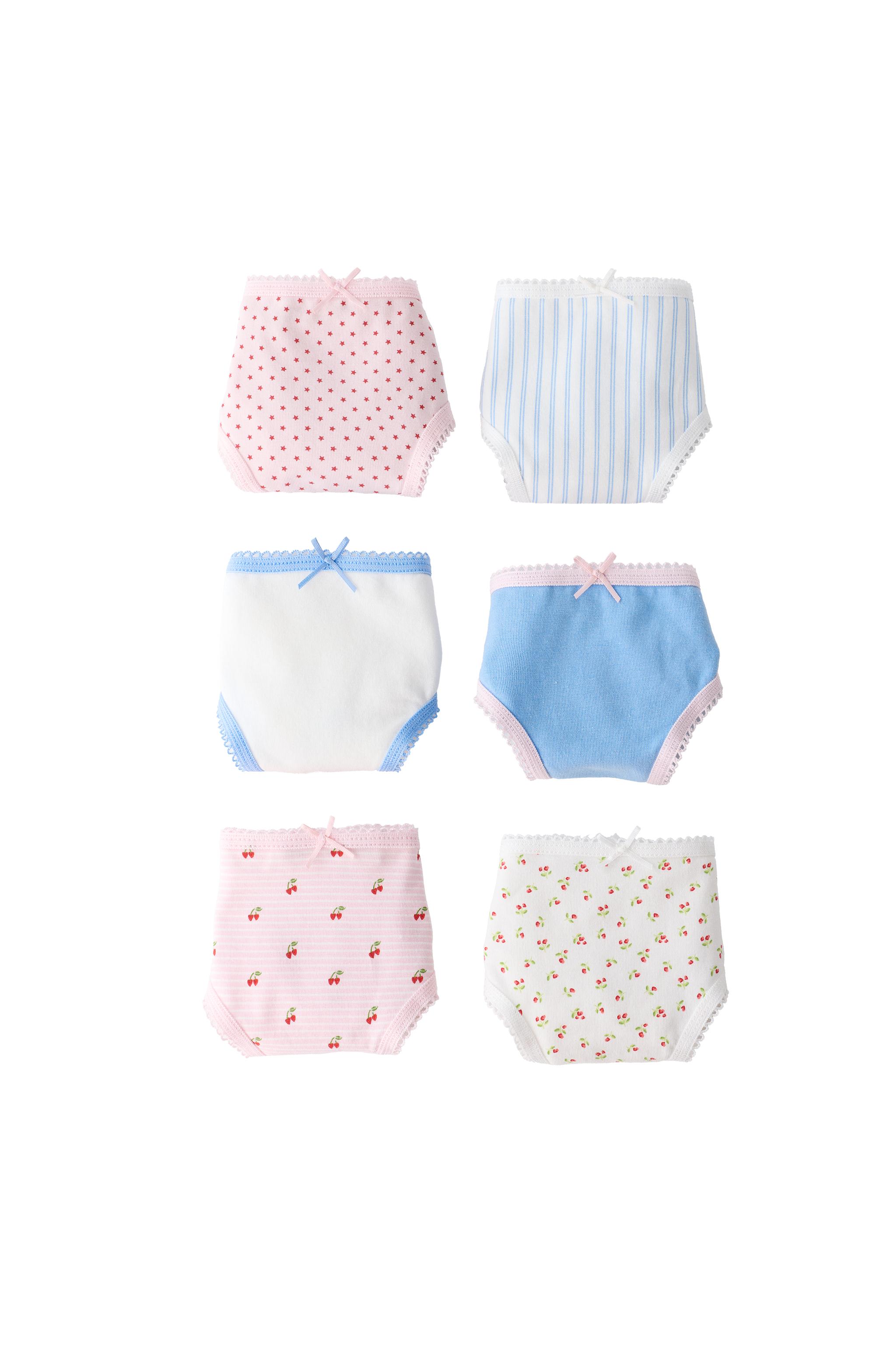6-14 ЛЕТ/НАБОР ИЗ ШЕСТИ ТРУСОВ В ПОЛОСКУ И С ВИШНЯМИ — ZARA
