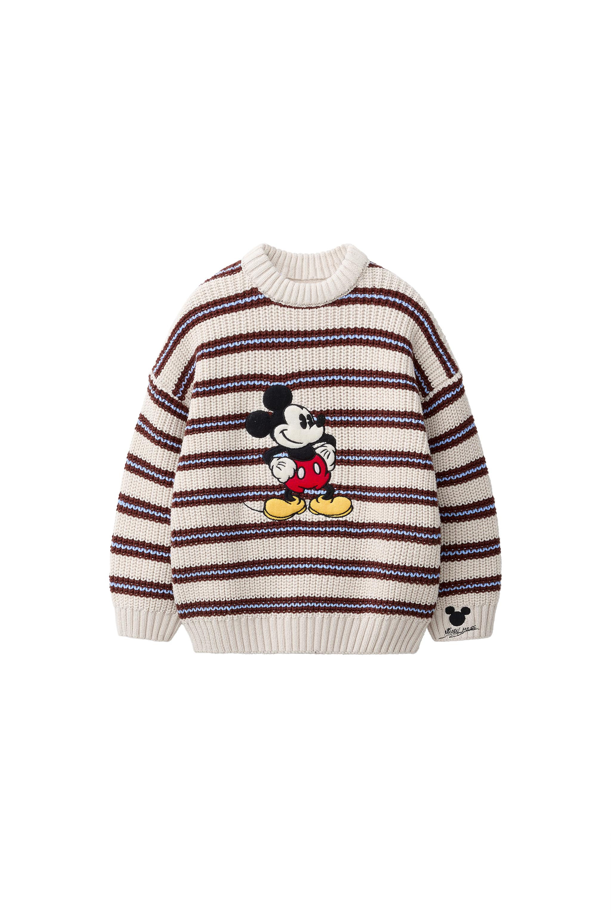 Джемпер из трикотажа в полоску с принтом Mickey Mouse © DISNEY — ZARA