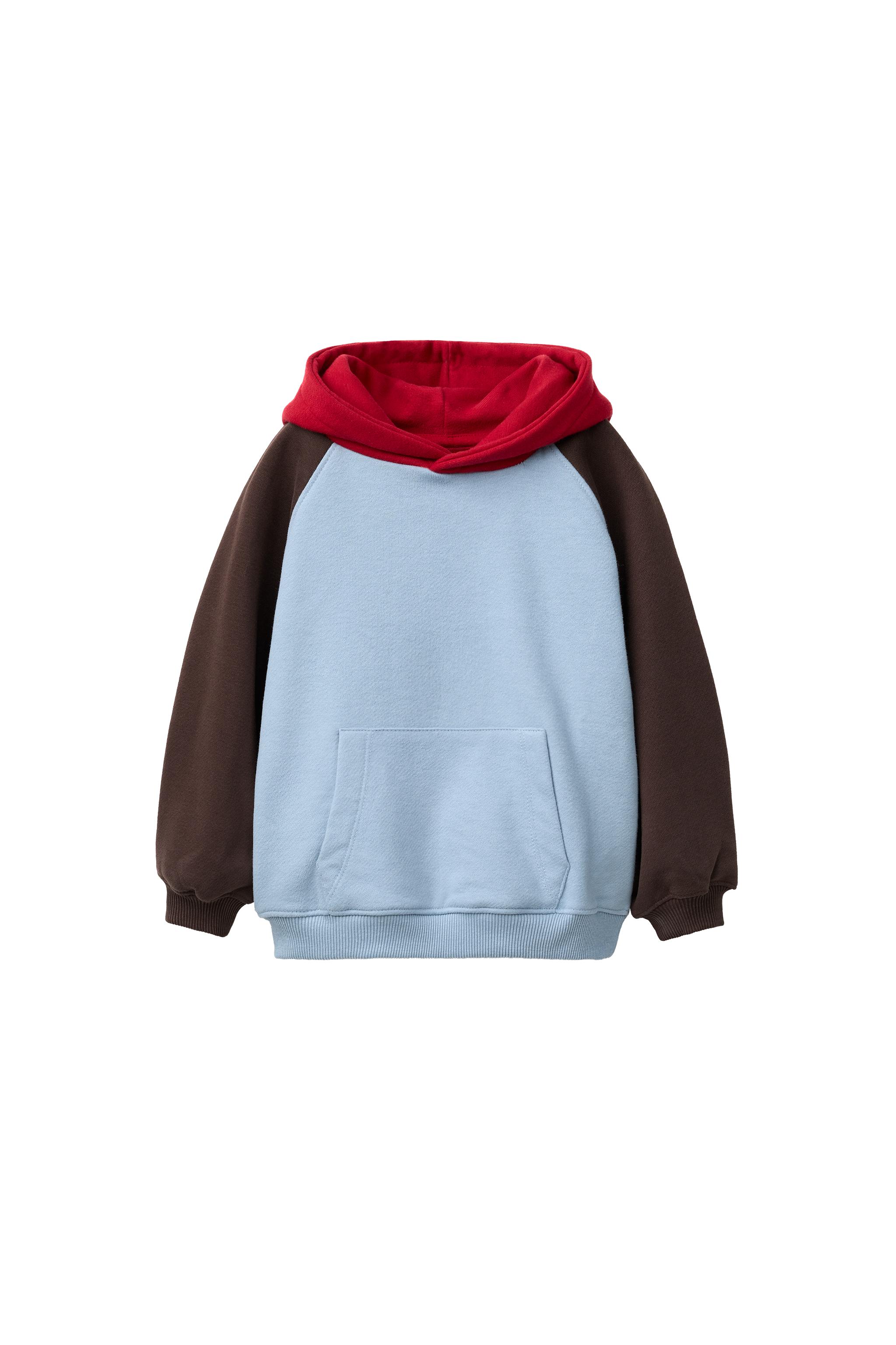 COLOURBLOCK HOODIE — ZARA