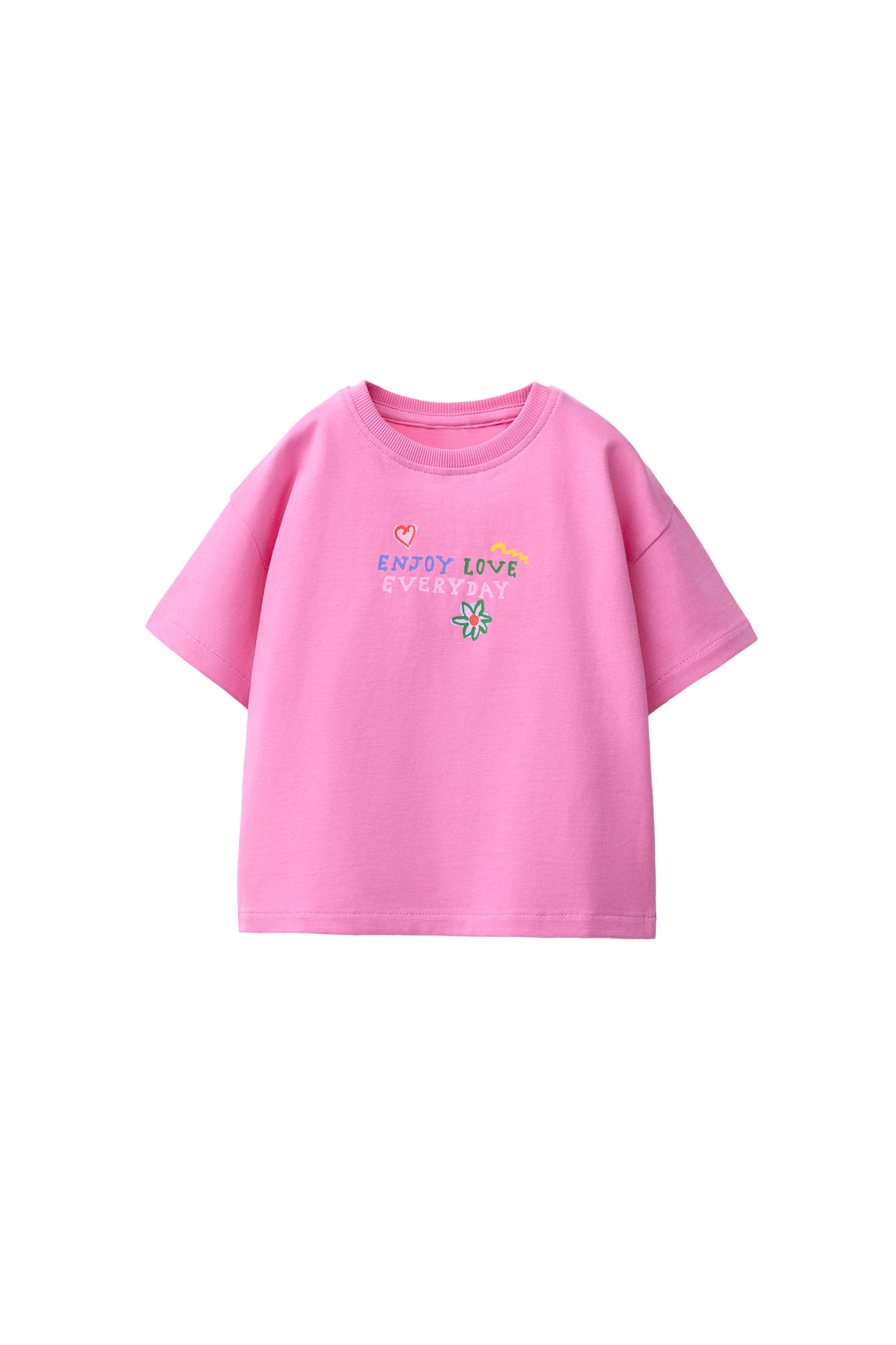 Футболка со слоганом — ZARA