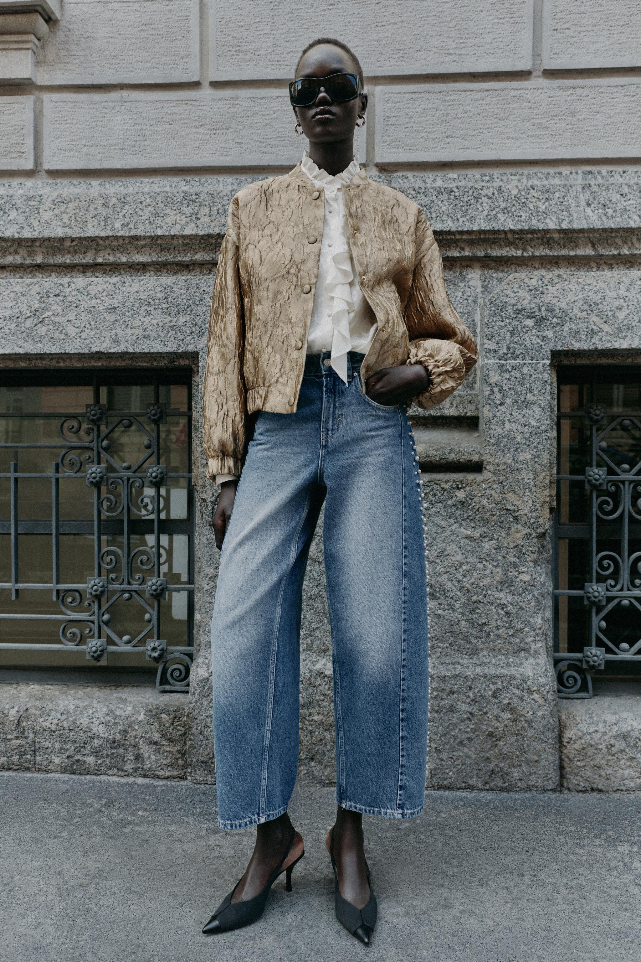 УПОРЯДОЧЕННЫЙ ЦВЕТОЧНЫЙ БОМБЕР — ZARA