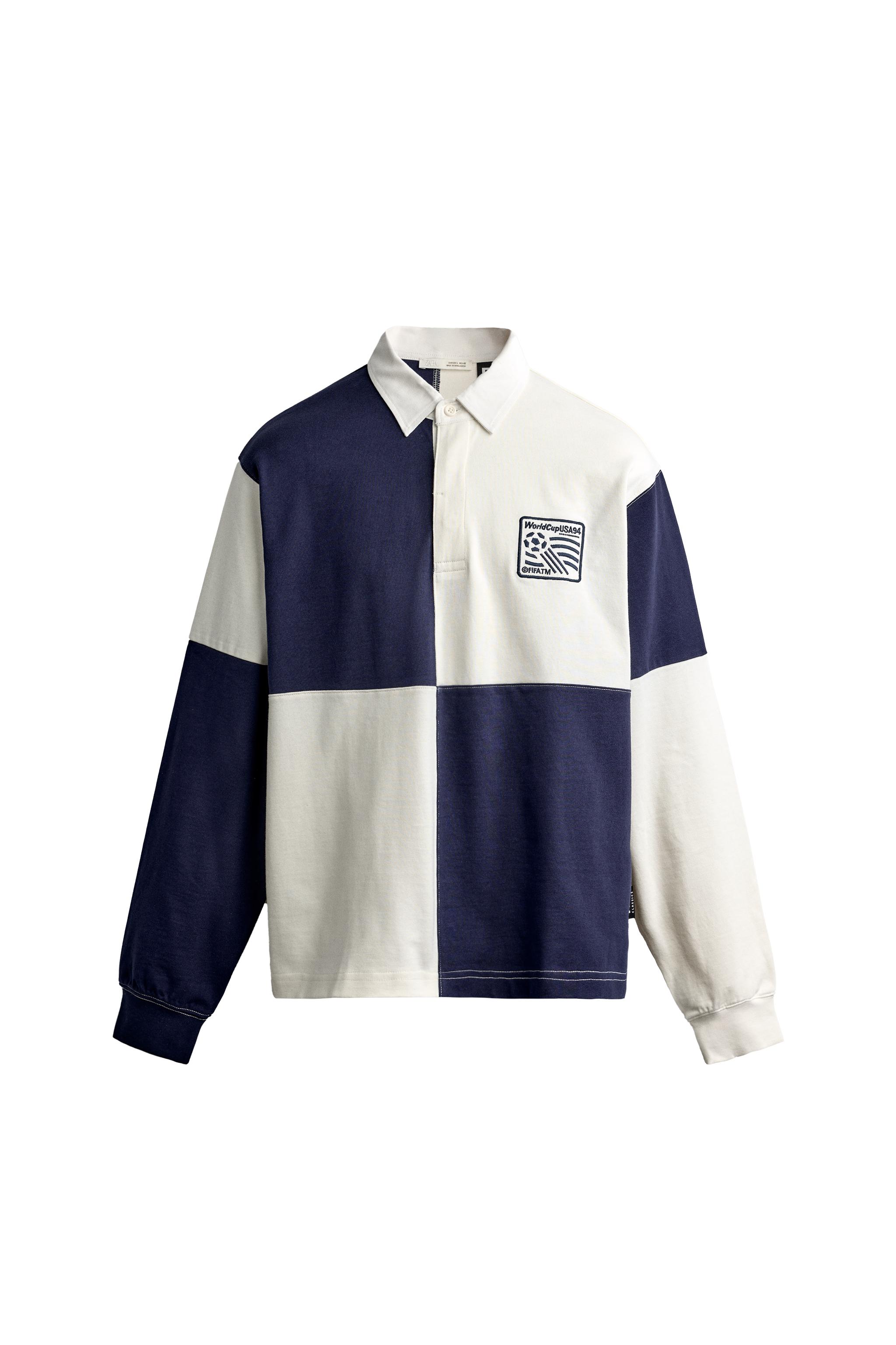 Рубашка поло в стиле колор-блок FIFA CLASSICS USA 94 FIFA WORLD CUP™ — ZARA