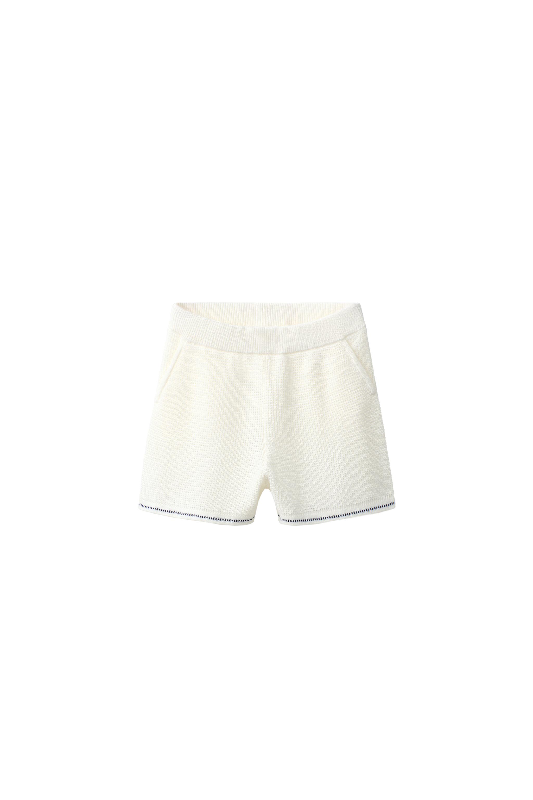 Бермуды из вафельной вязки — ZARA