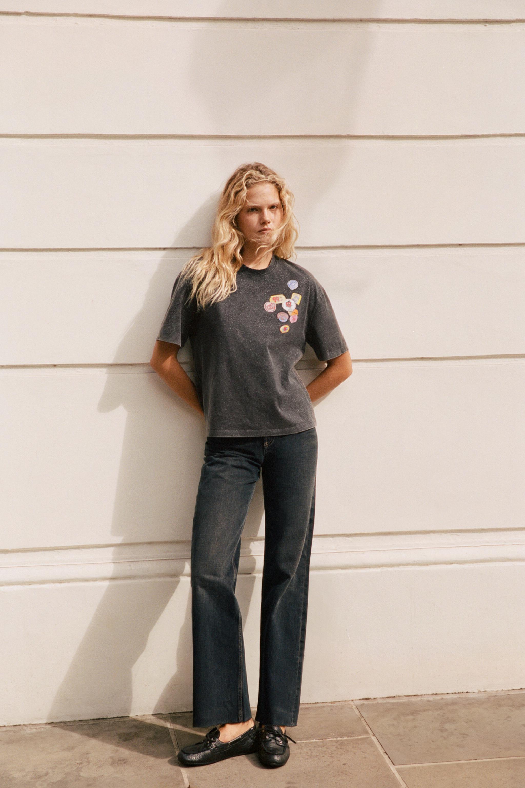 © DELI & GROCERY GLITTER T-SHIRT — ZARA
