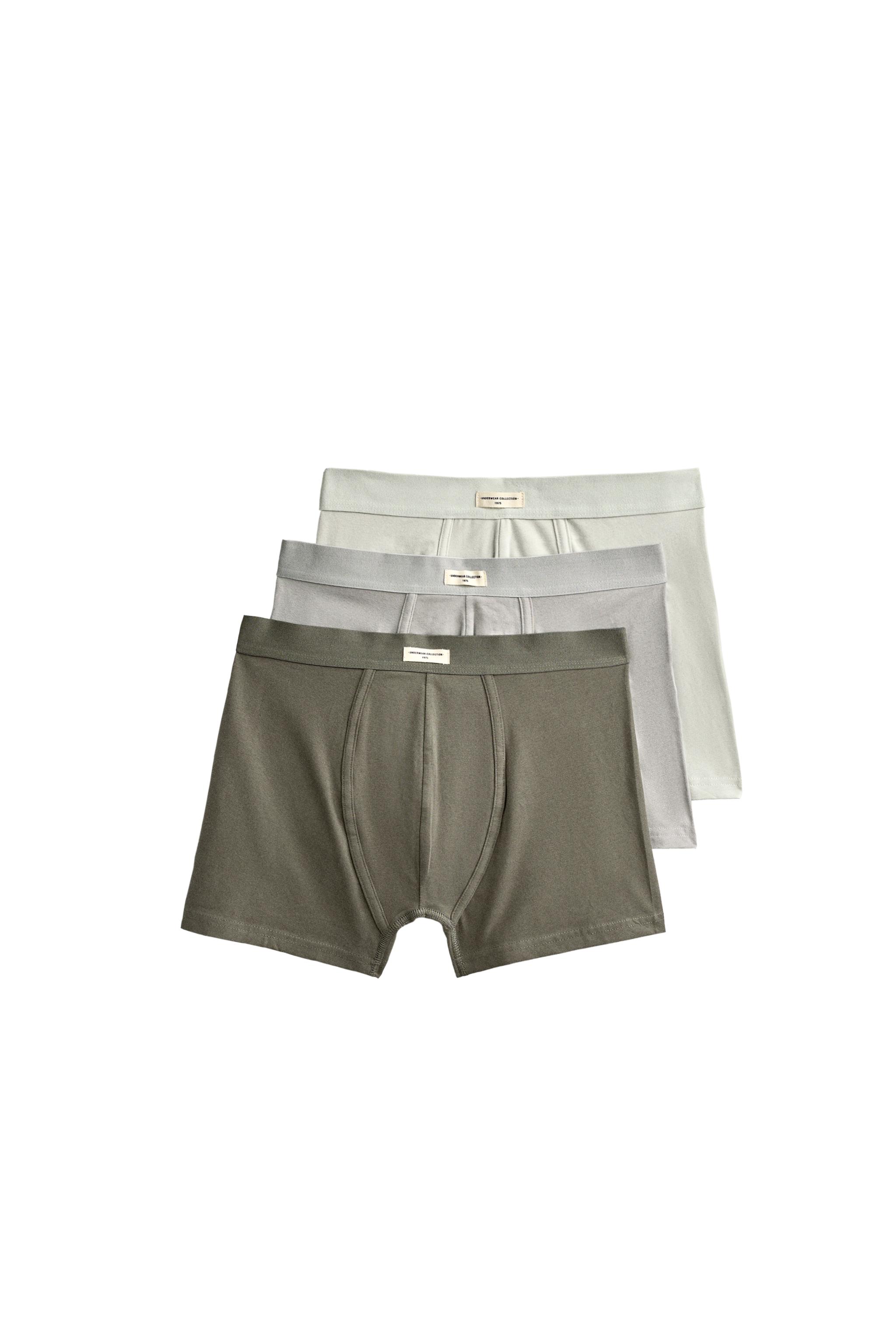 Трёхкомплектные мягкие боксёрские шорты — ZARA
