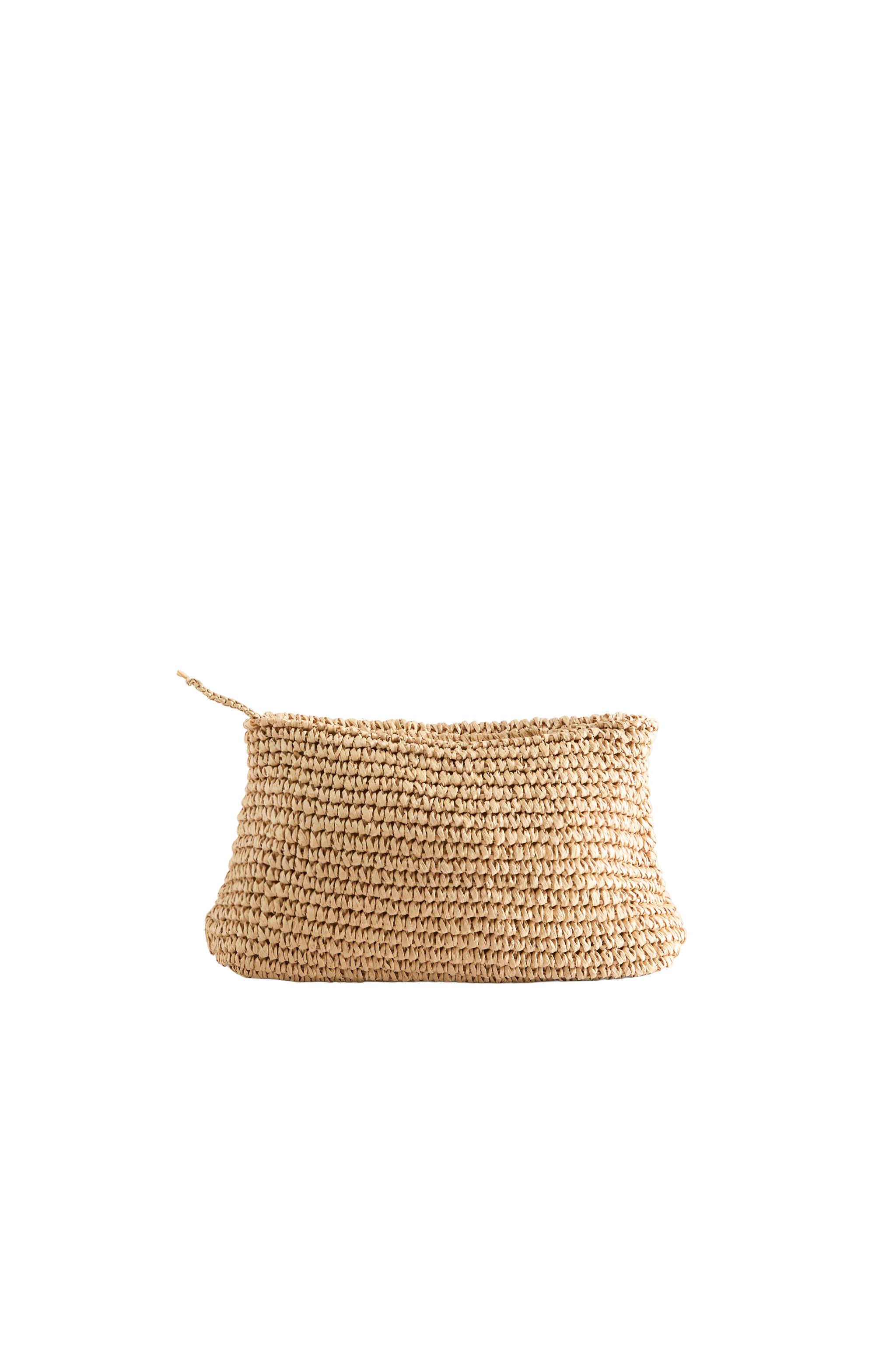 Большая косметичка из крафт-бумаги — ZARA