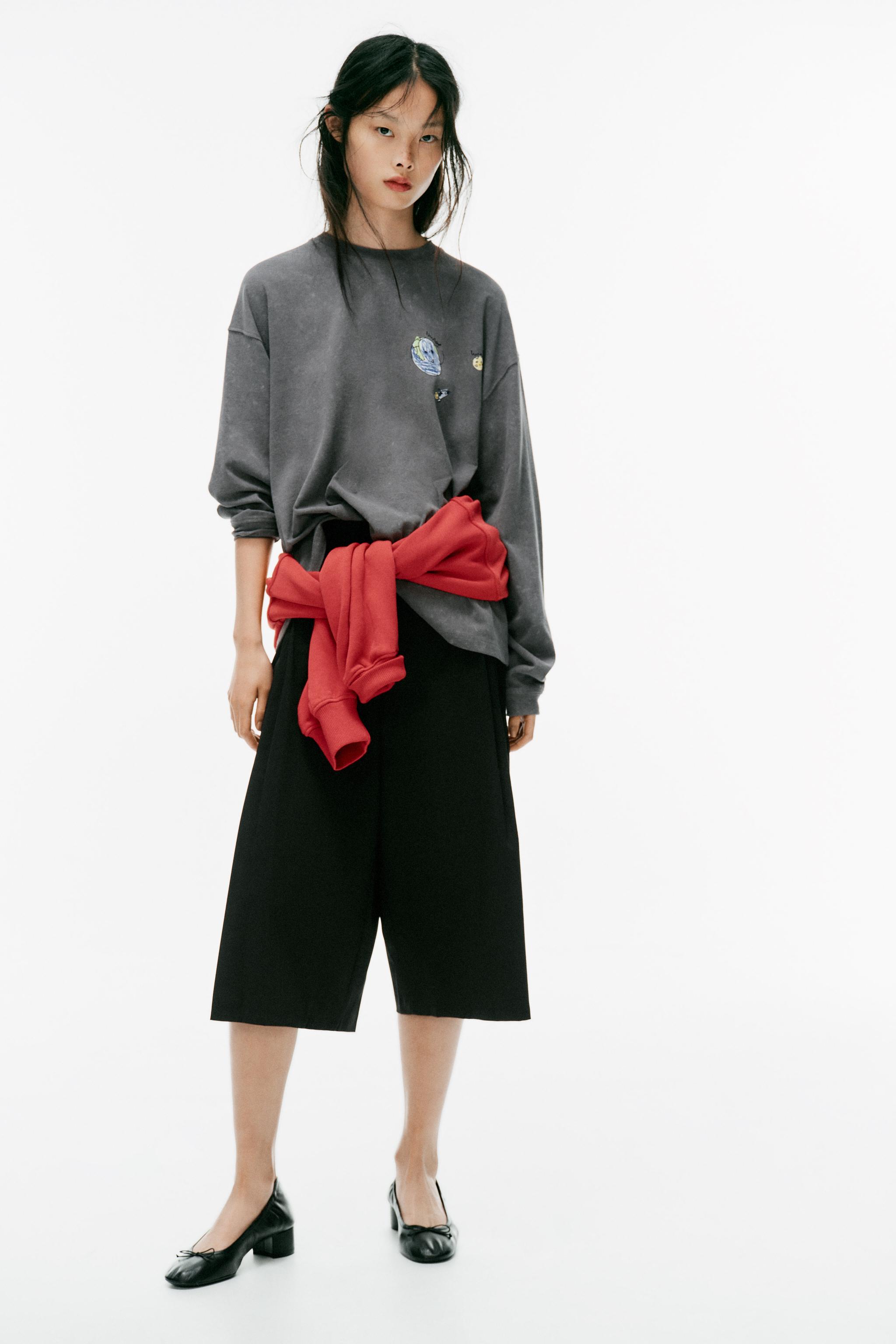 Бермуды с плиссировкой — ZARA