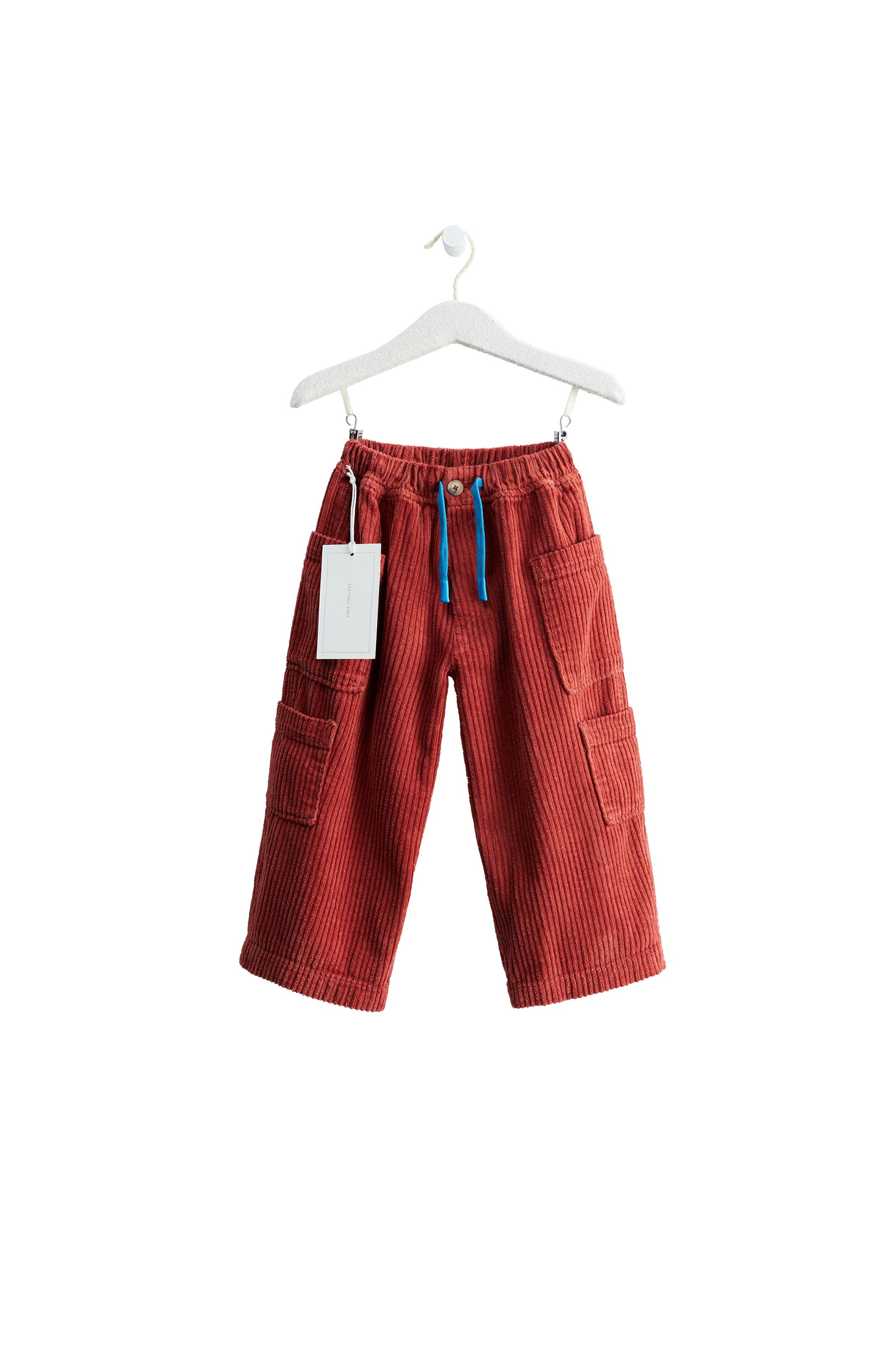 Брюки-карго из вельвета ZARA TIMELESS — ZARA