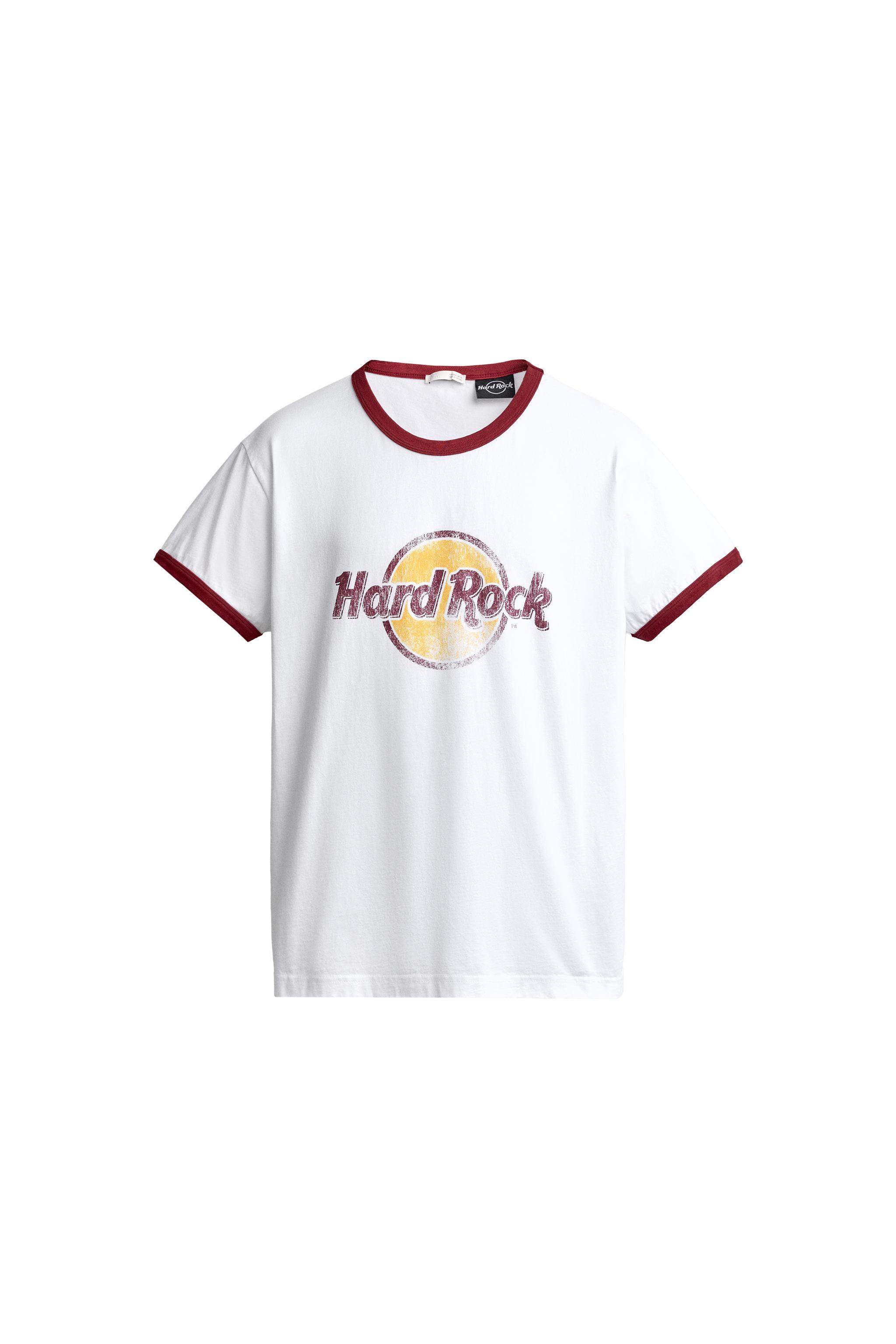 ФУТБОЛКА С КОНТРАСТНЫМ ПРИНТОМ HARD ROCK INTERNATIONAL© — ZARA