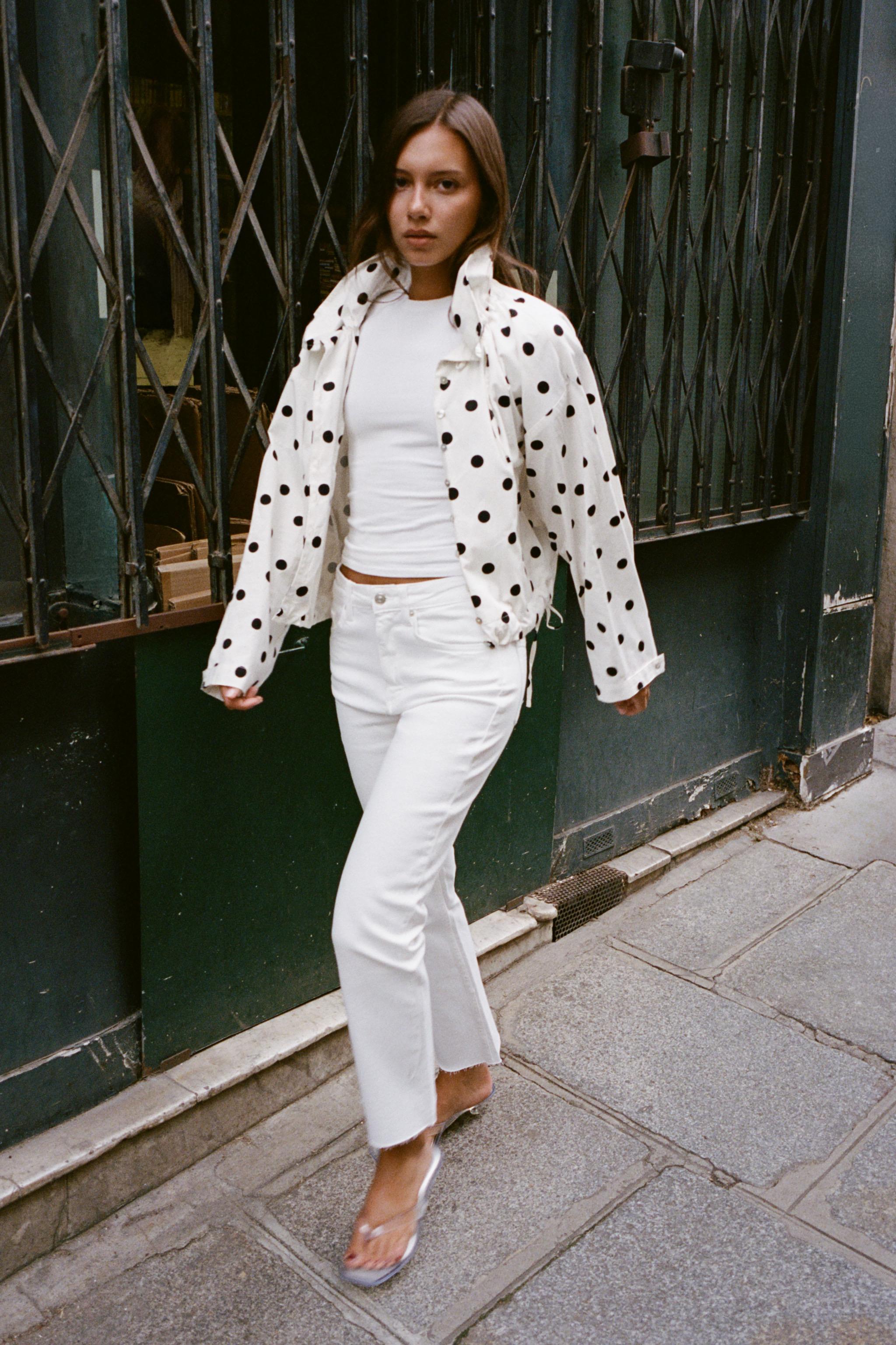 Куртка в горошек — ZARA