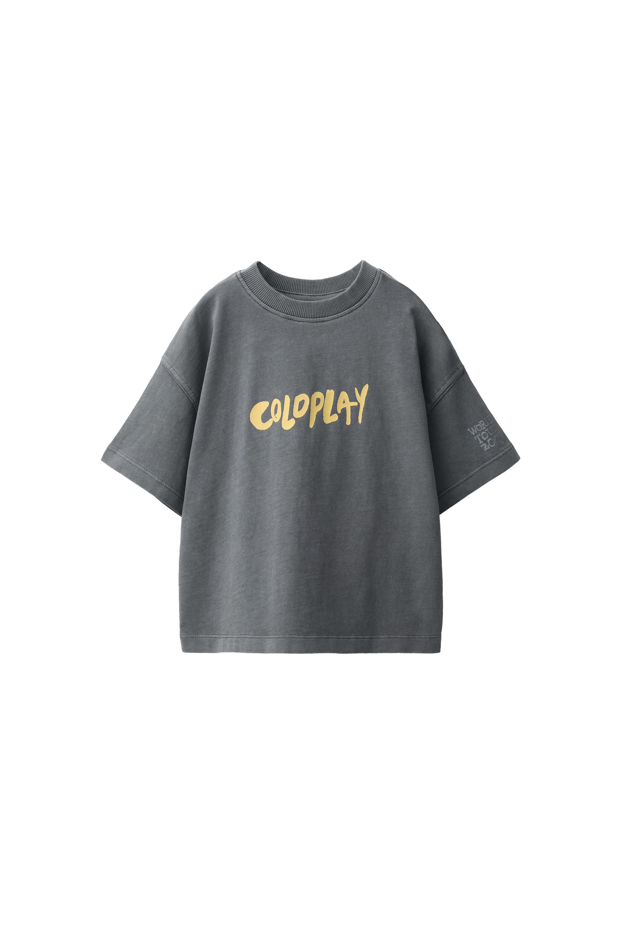 Футболка с принтом Coldplay © — ZARA
