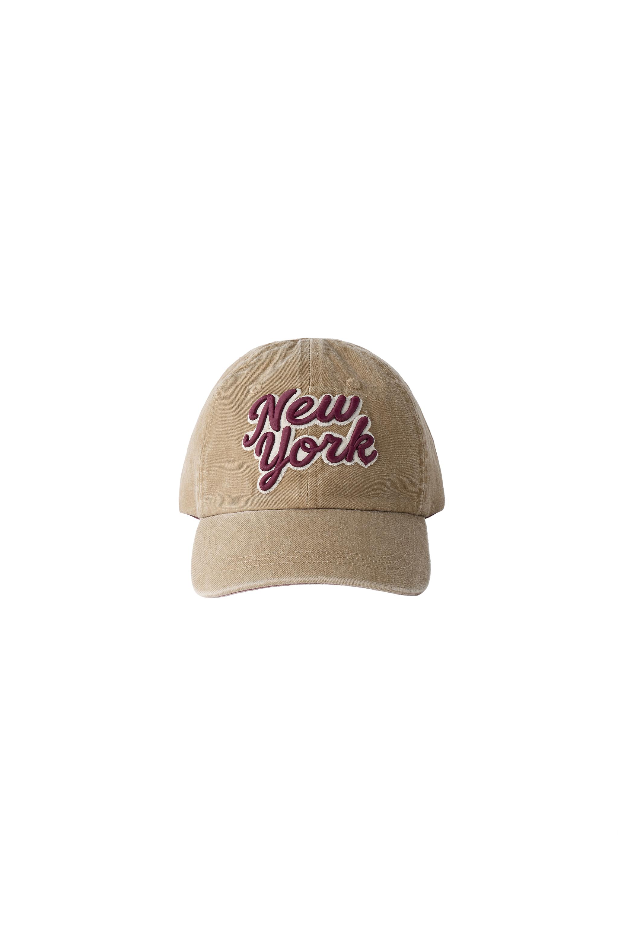 Бейсболка с надписью New York — ZARA