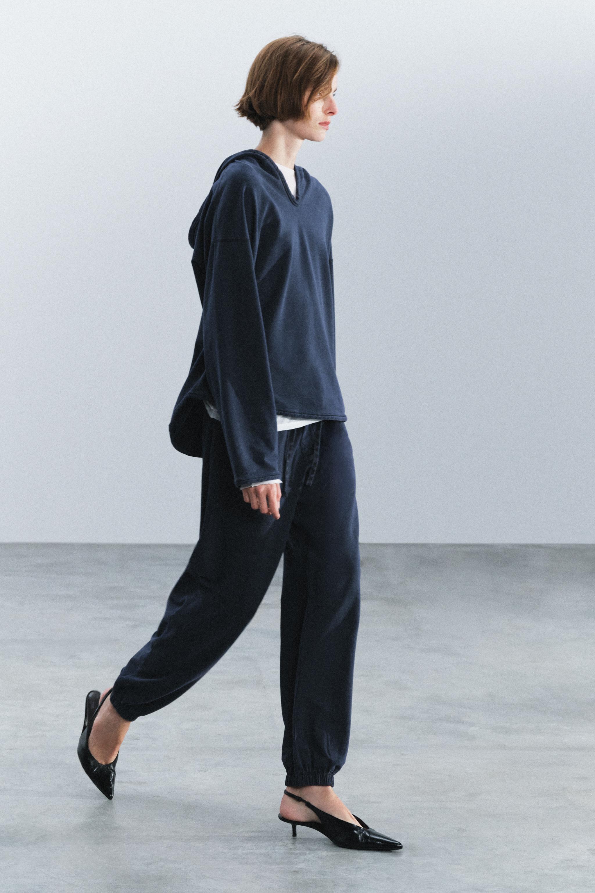 FADED EFFECT HOODIE — ZARA