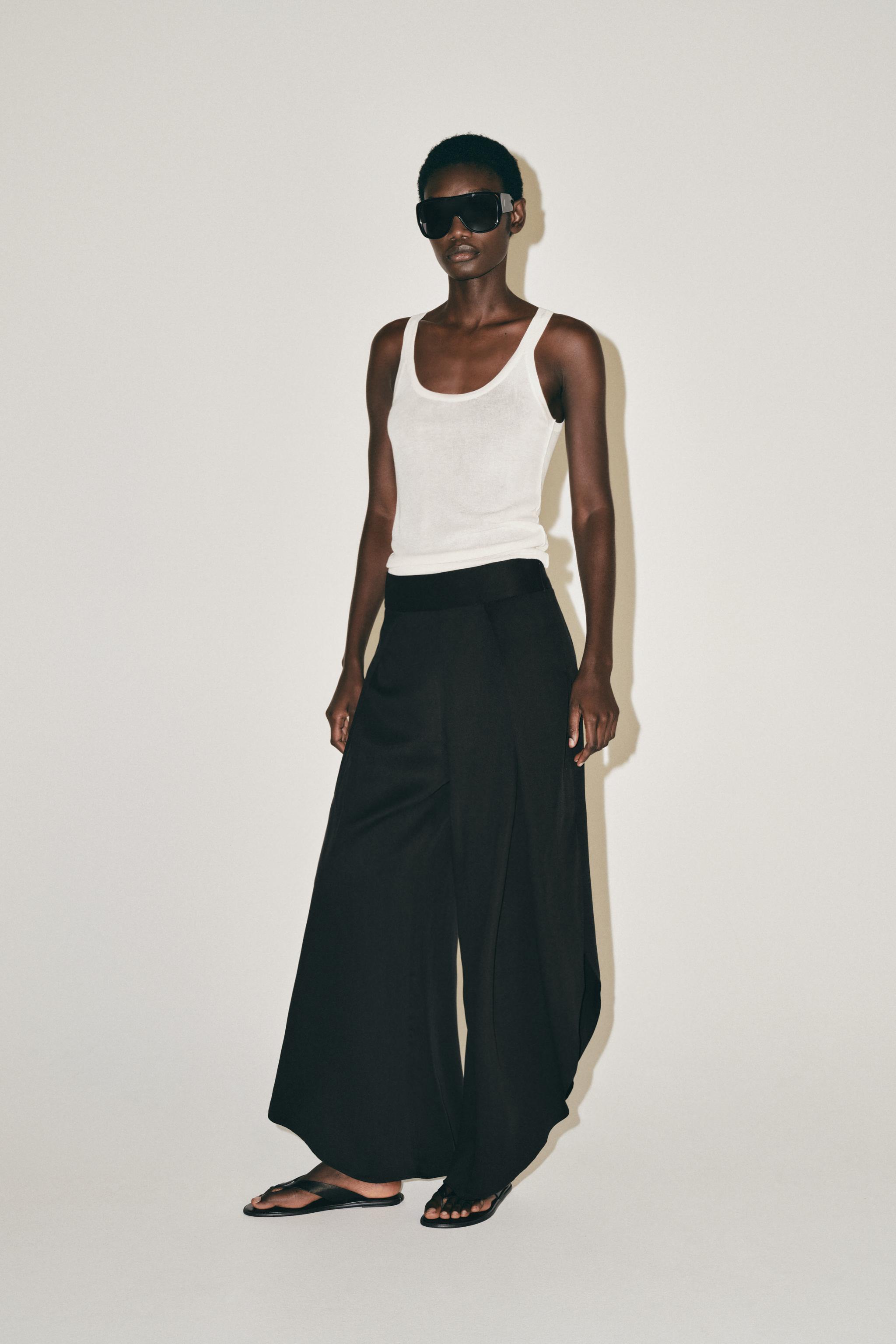 Брюки ZW COLLECTION с разрезами — ZARA