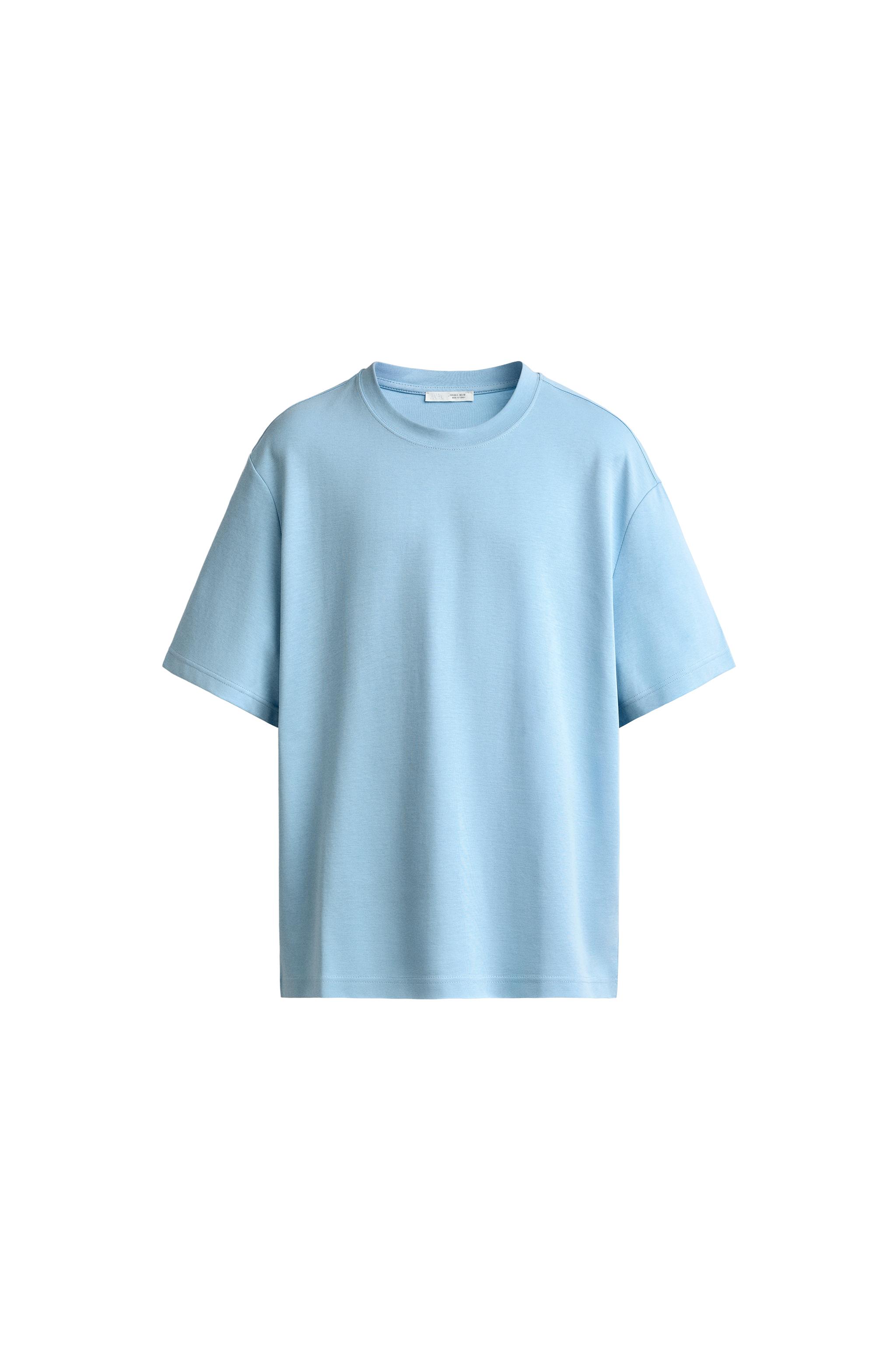 Футболка свободного кроя из интерлока /04 — ZARA