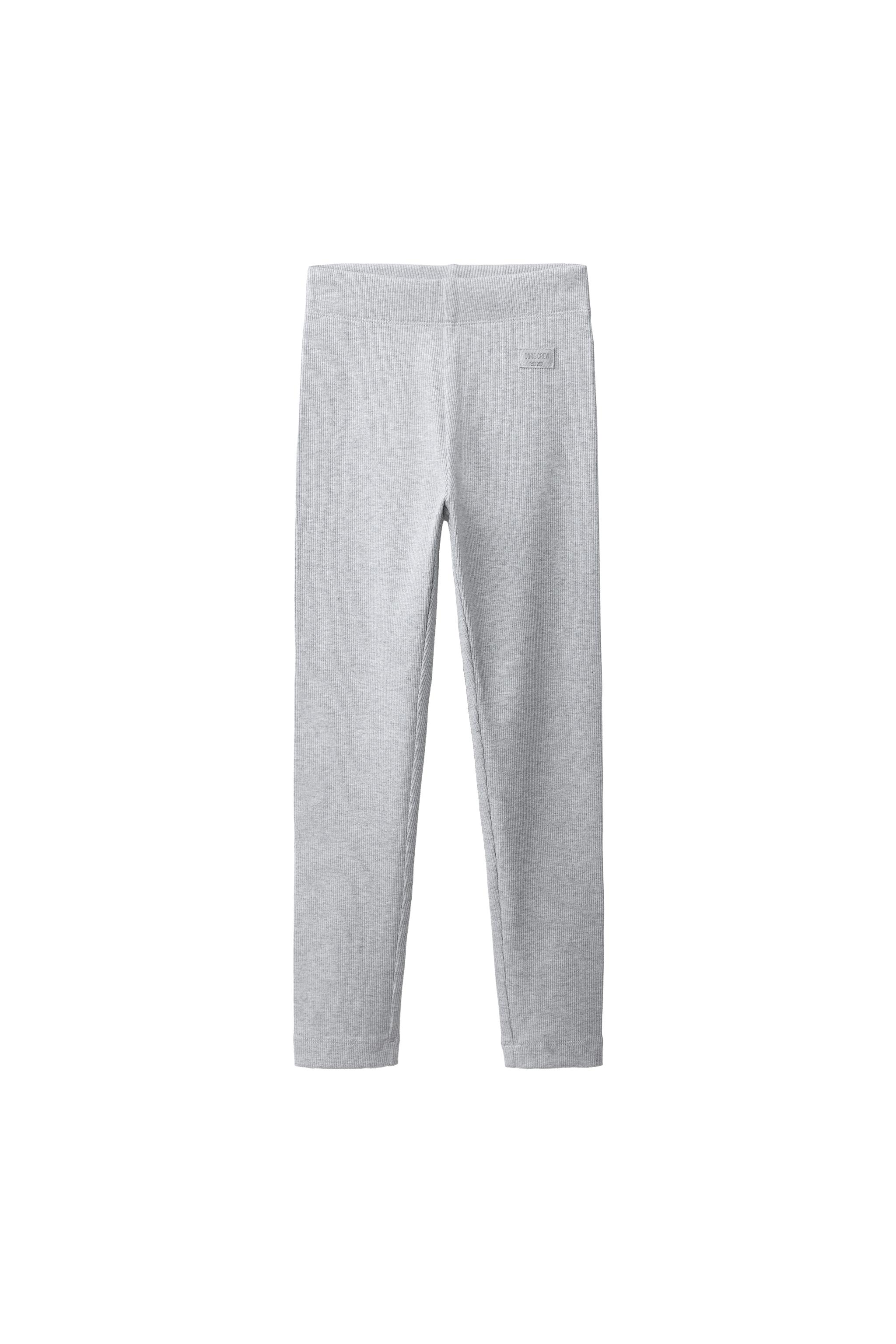 Леггинсы в рубчик с лейблом — ZARA