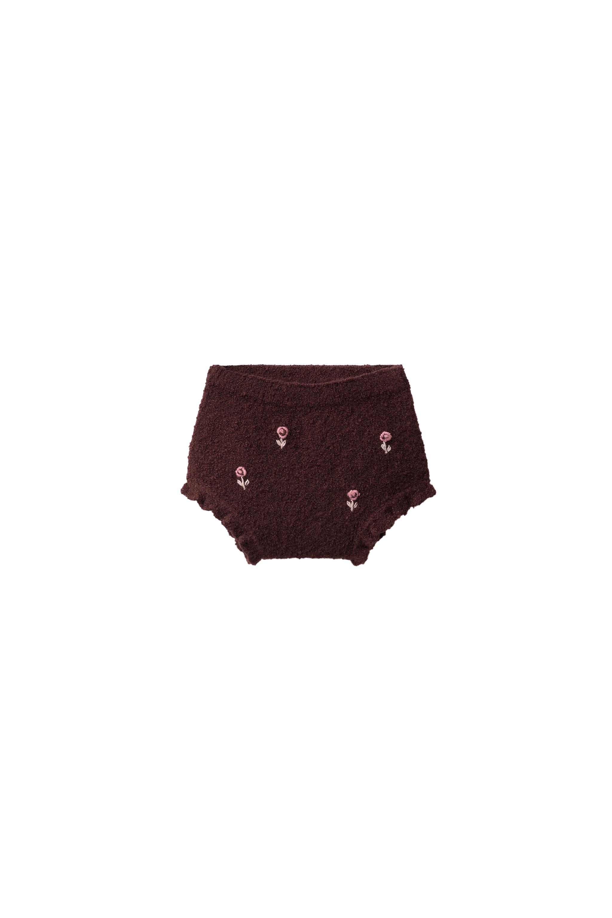 Трусы из трикотажа с оборками и помпонами — ZARA