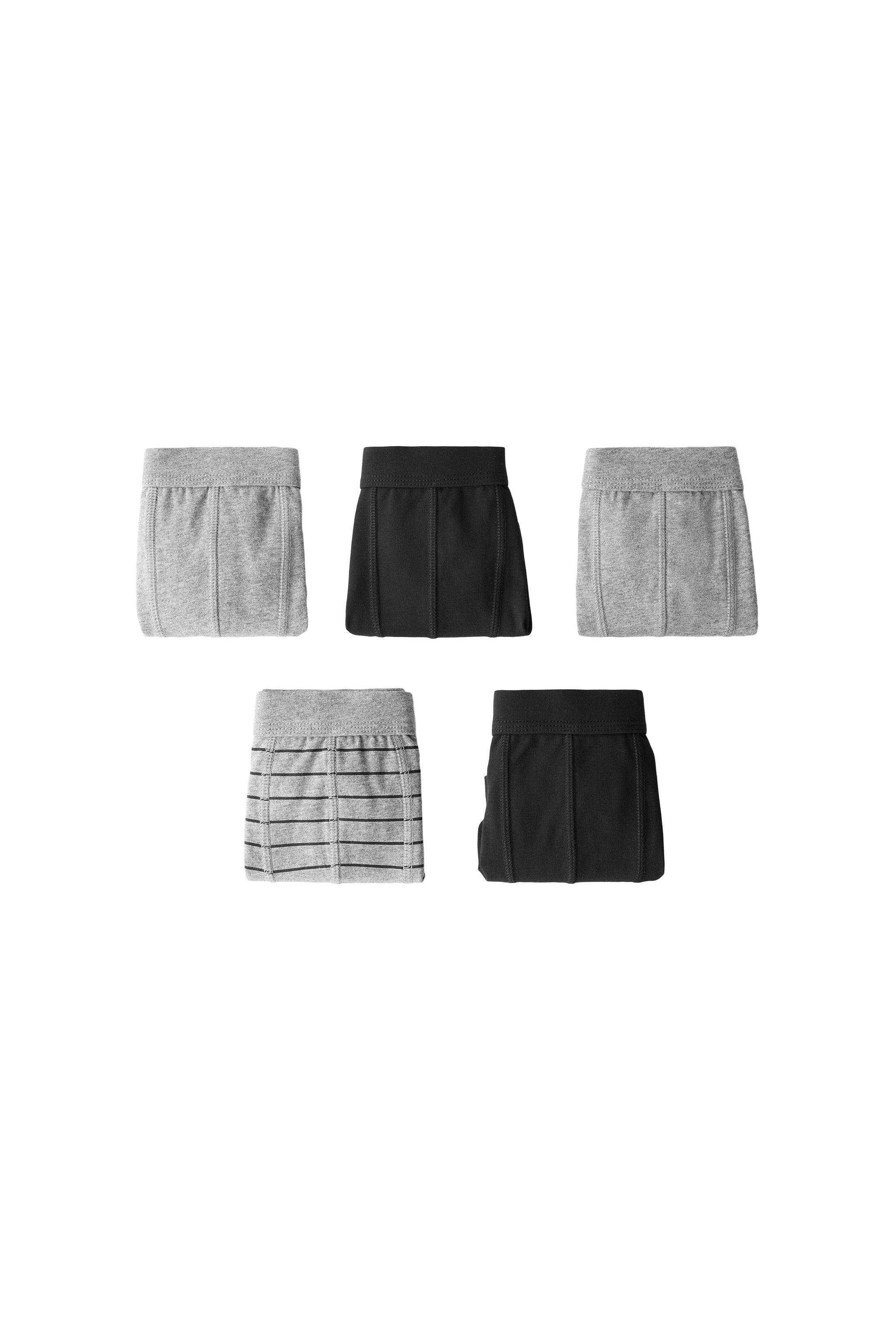 Набор из пяти трусов в полоску и однотонных для детей 6-14 лет — ZARA