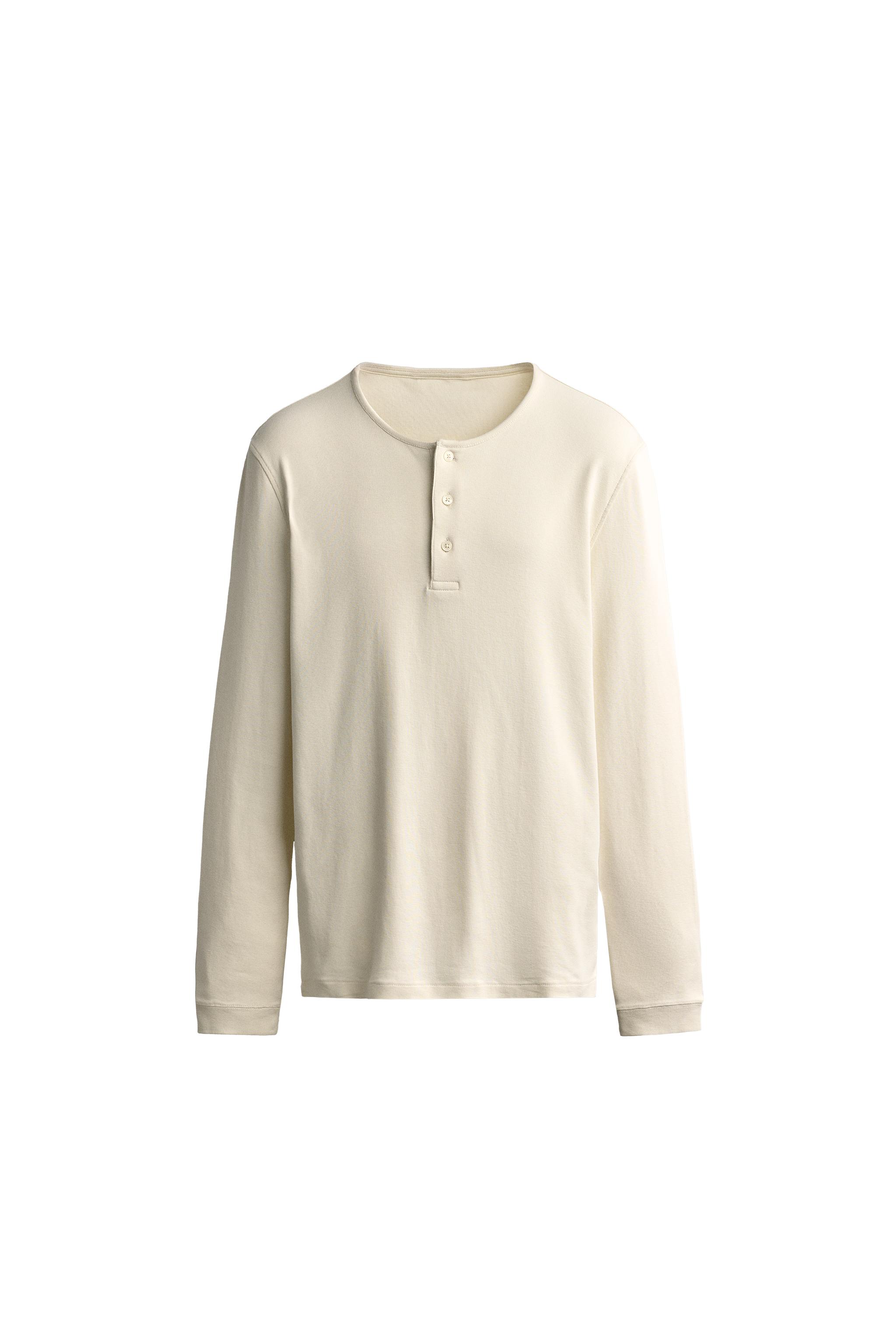 HENLEY T-SHIRT — ZARA