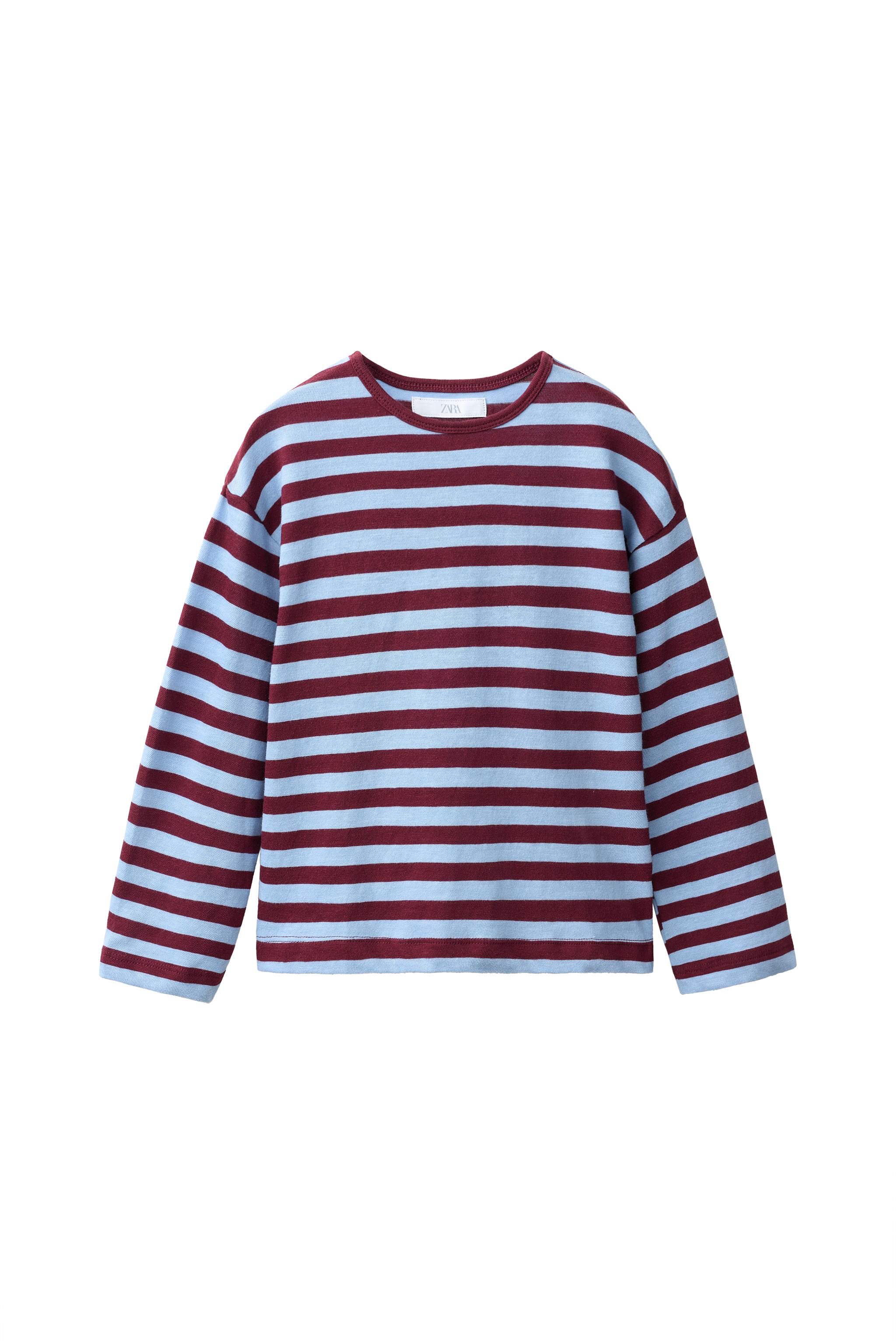 Футболка в тонкую полоску — ZARA