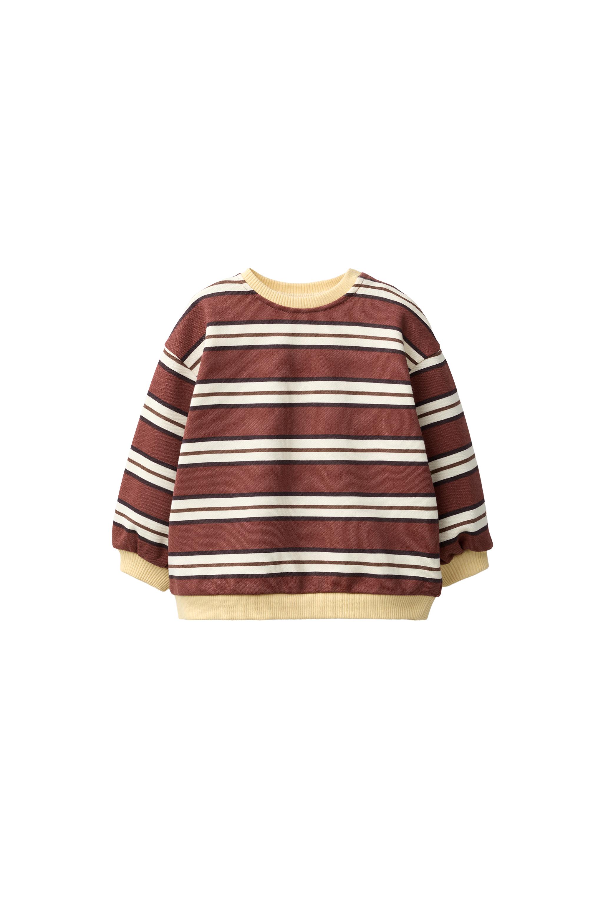 STRIPED SWEATSHIRT — ZARA