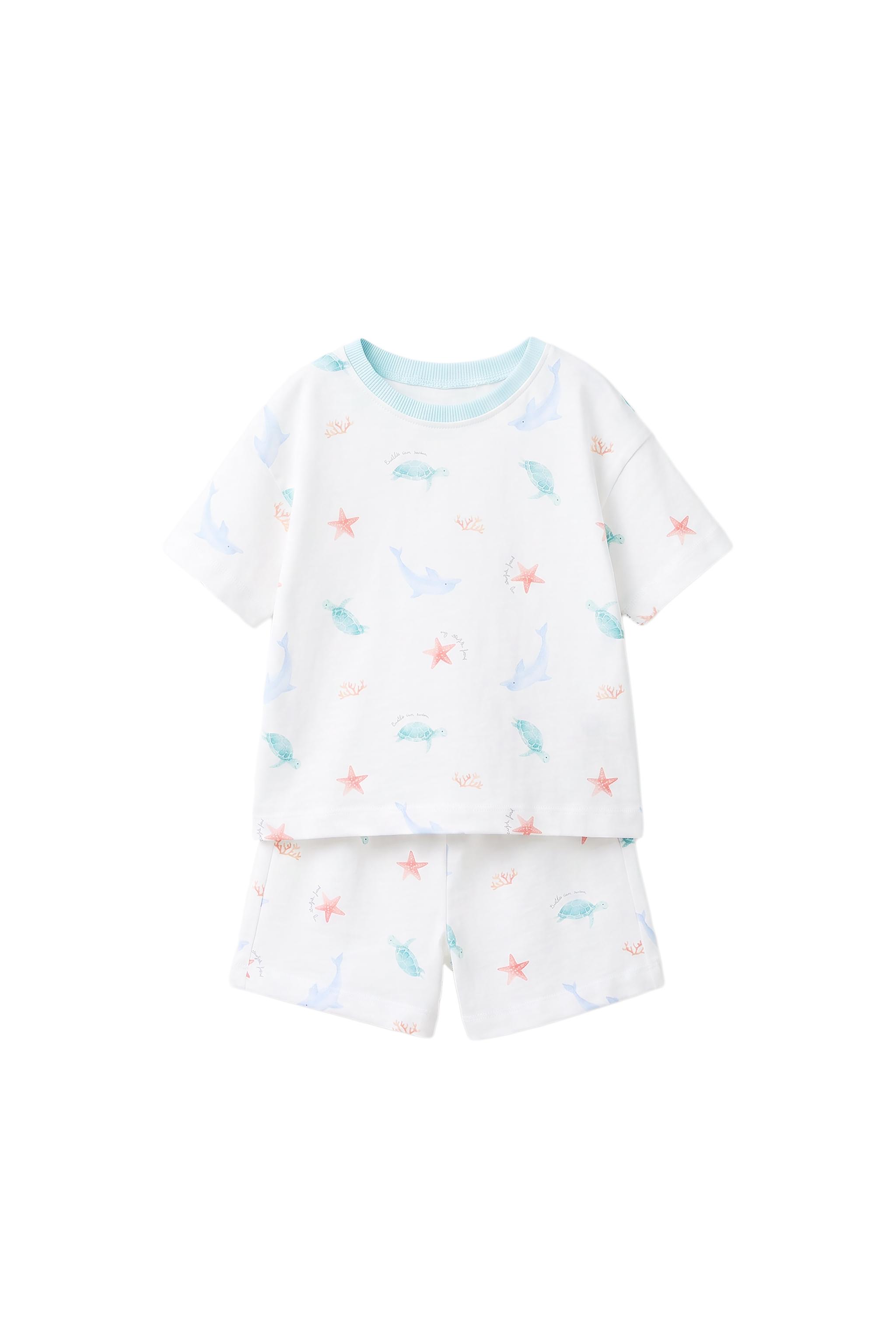 1,5-6 ЛЕТ/ПИЖАМА С МОРСКИМИ ПРИНТАМИ — ZARA