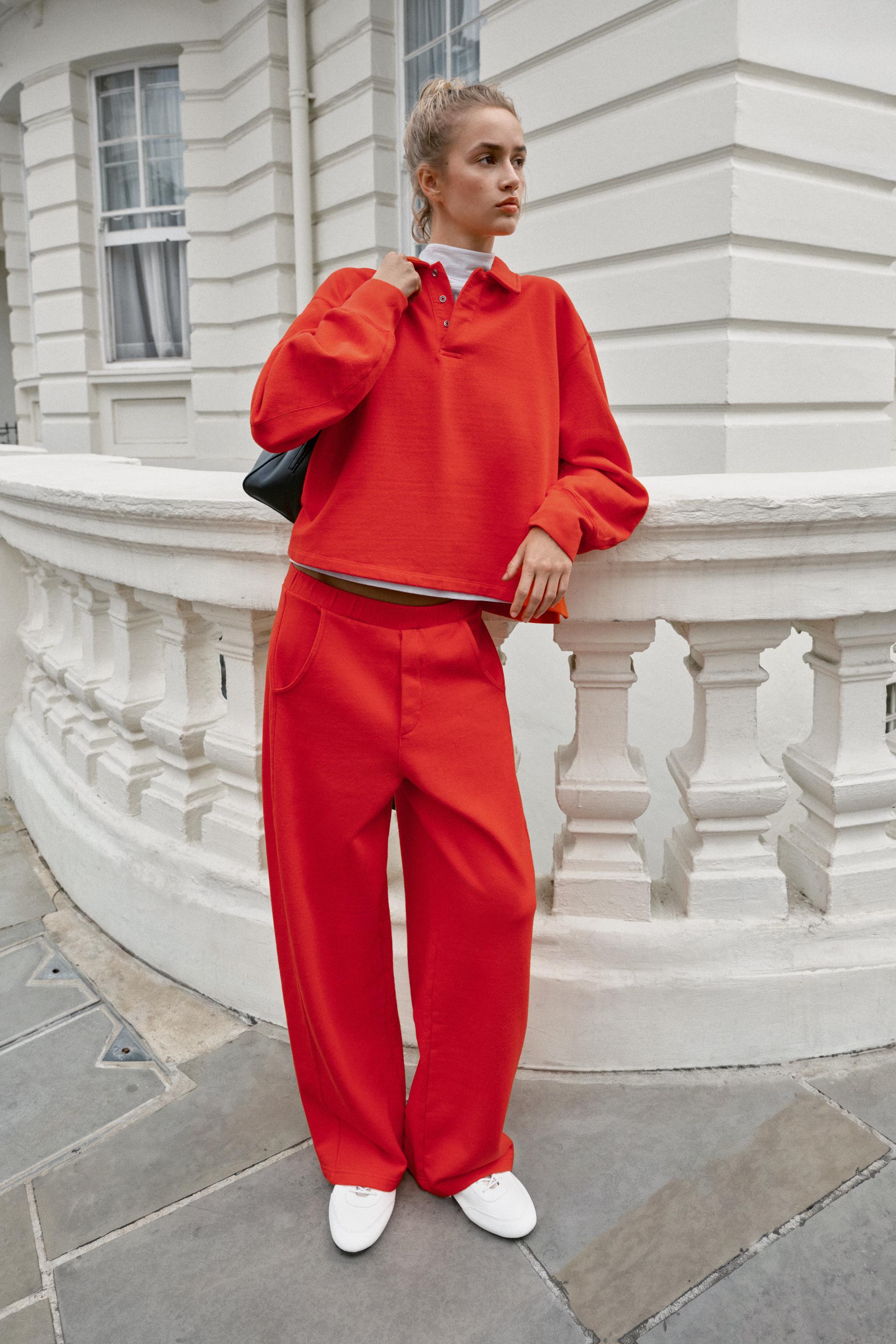 Свитшот с воротником — ZARA