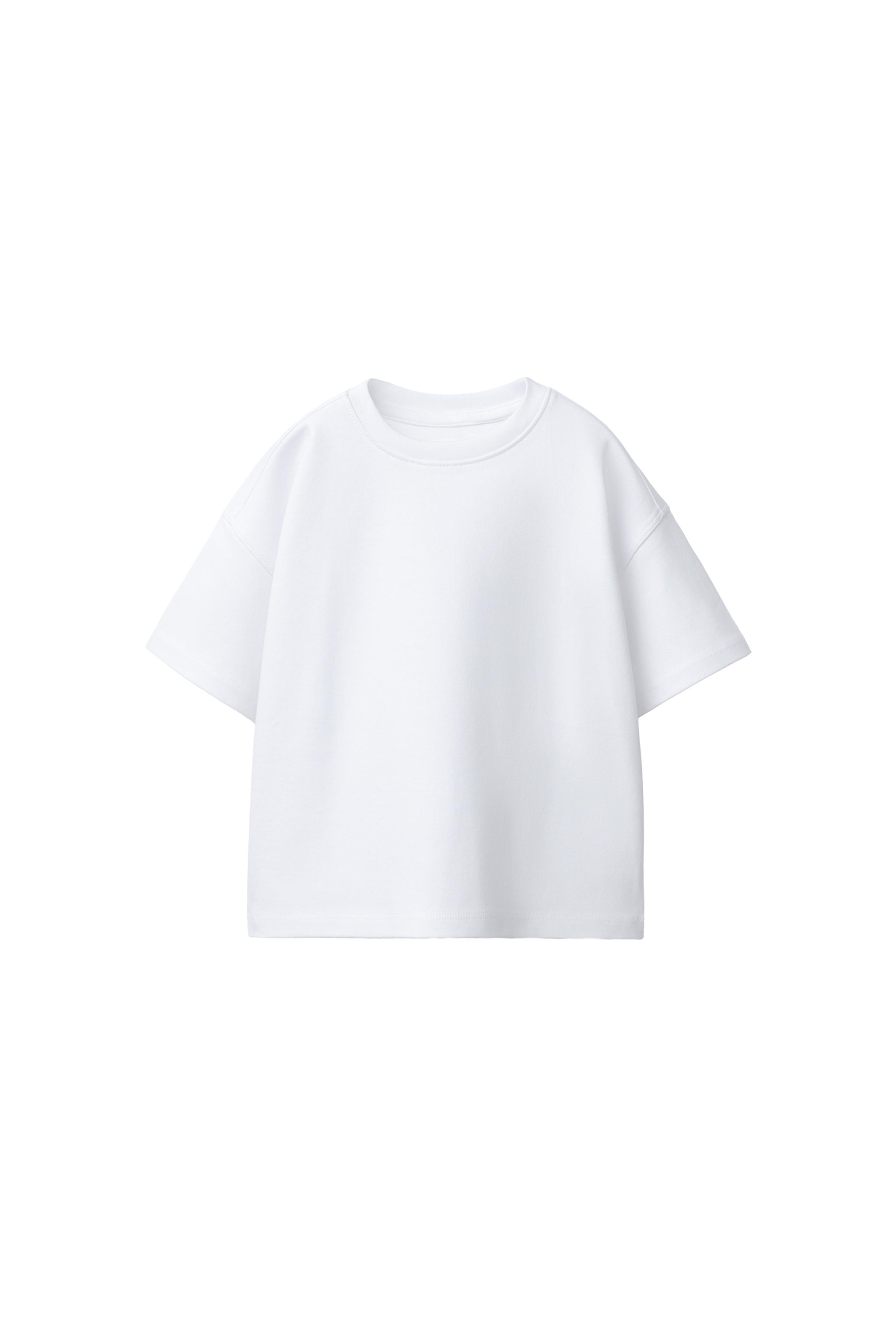 Базовая футболка из интерлока — ZARA