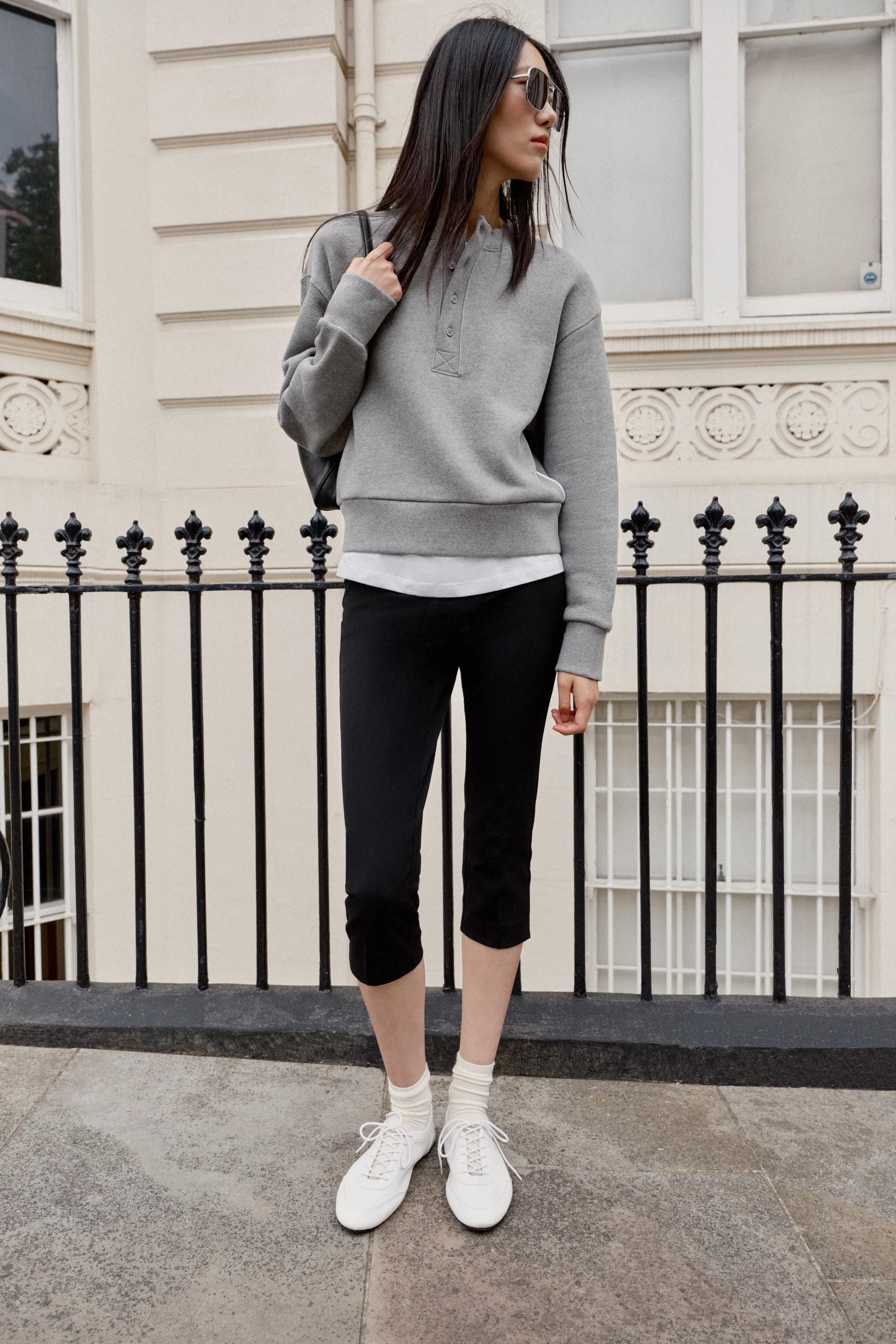 Свитшот с контрастными деталями — ZARA
