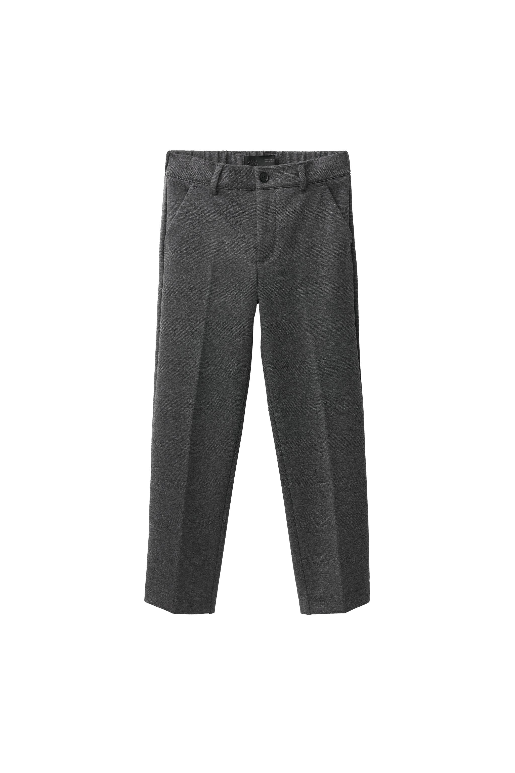 Однотонные костюмные брюки — ZARA