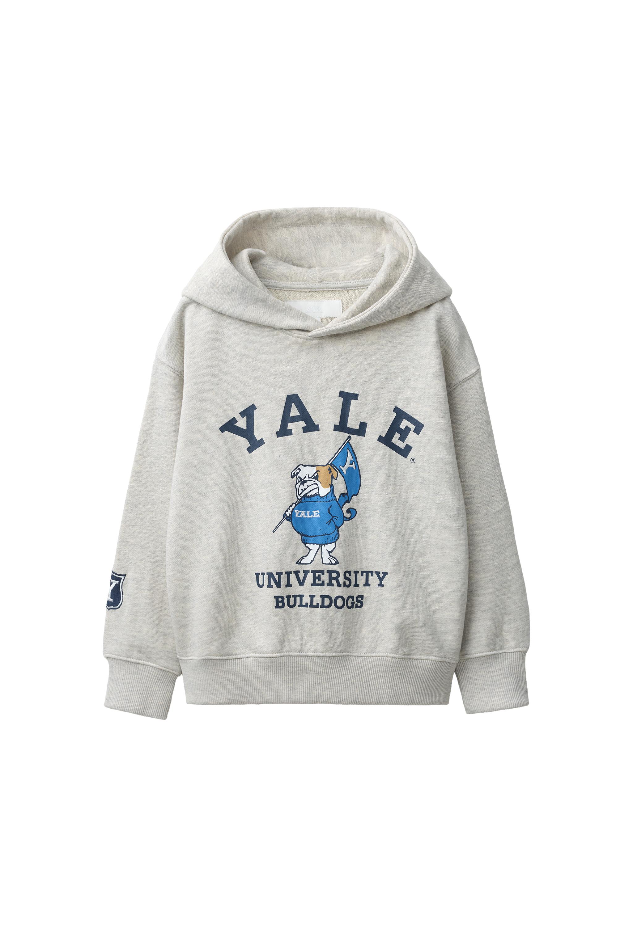 Худи с принтом YALE™ — ZARA