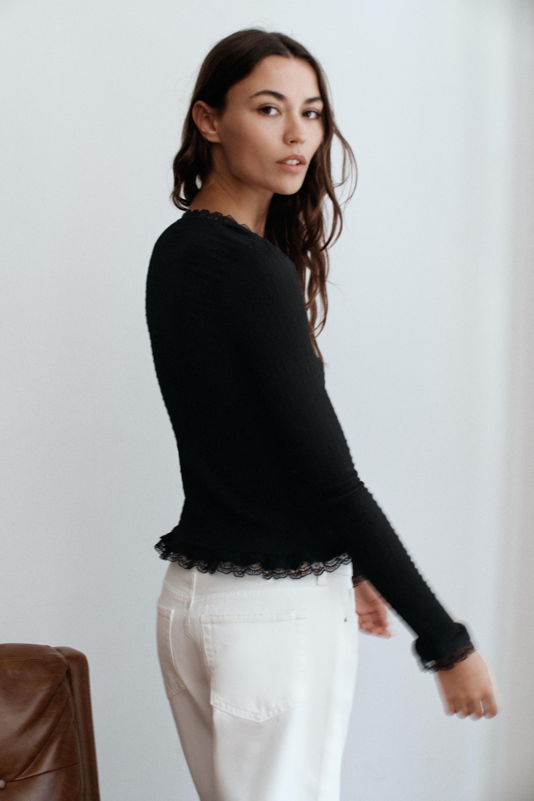 Куртка с контрастными деталями — ZARA