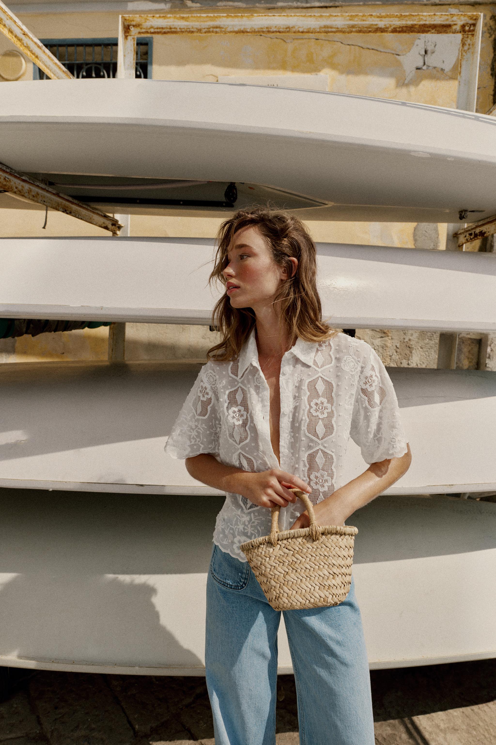 Мини-сумка-корзина — ZARA