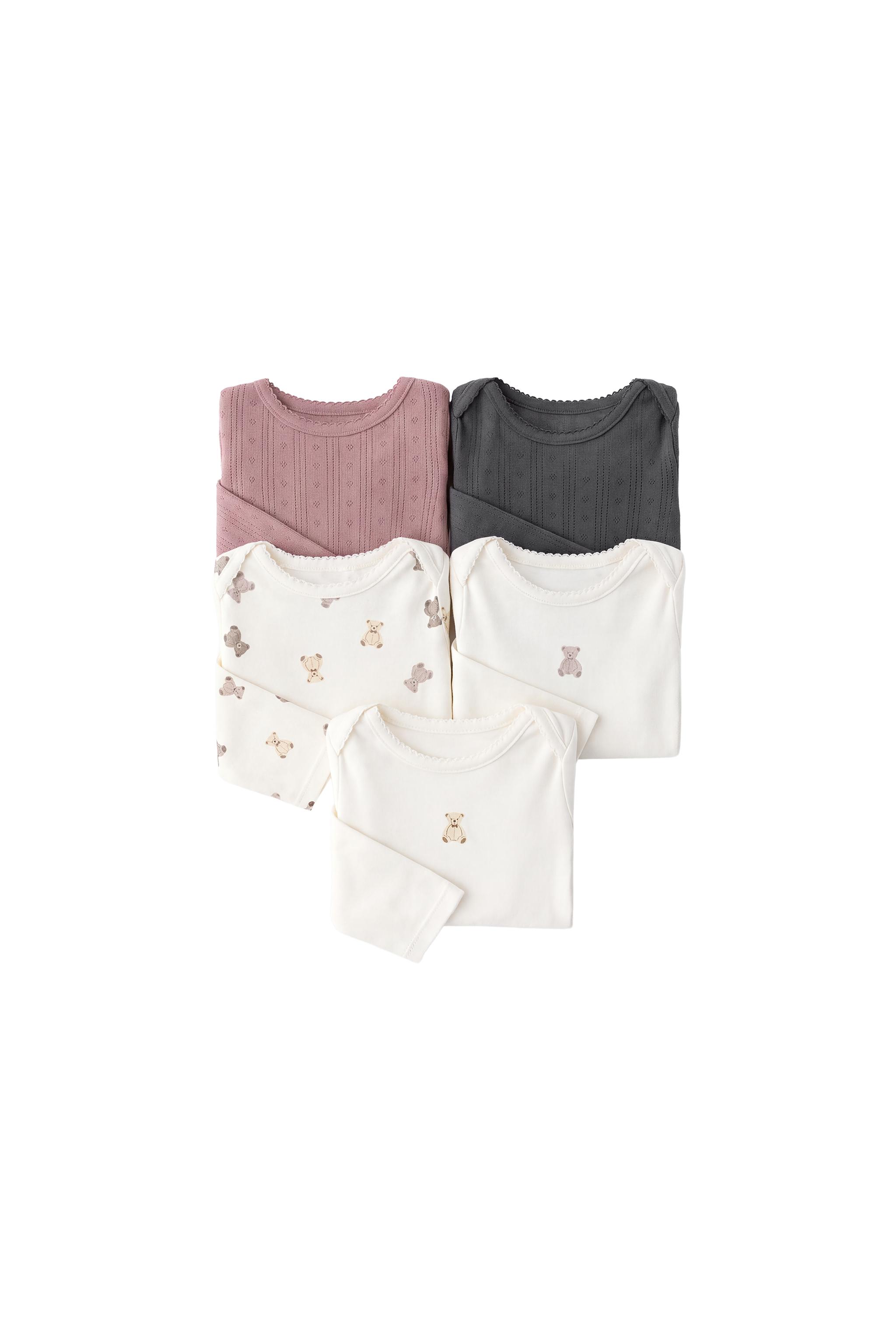 Комплект из 5 боди с медведем — ZARA