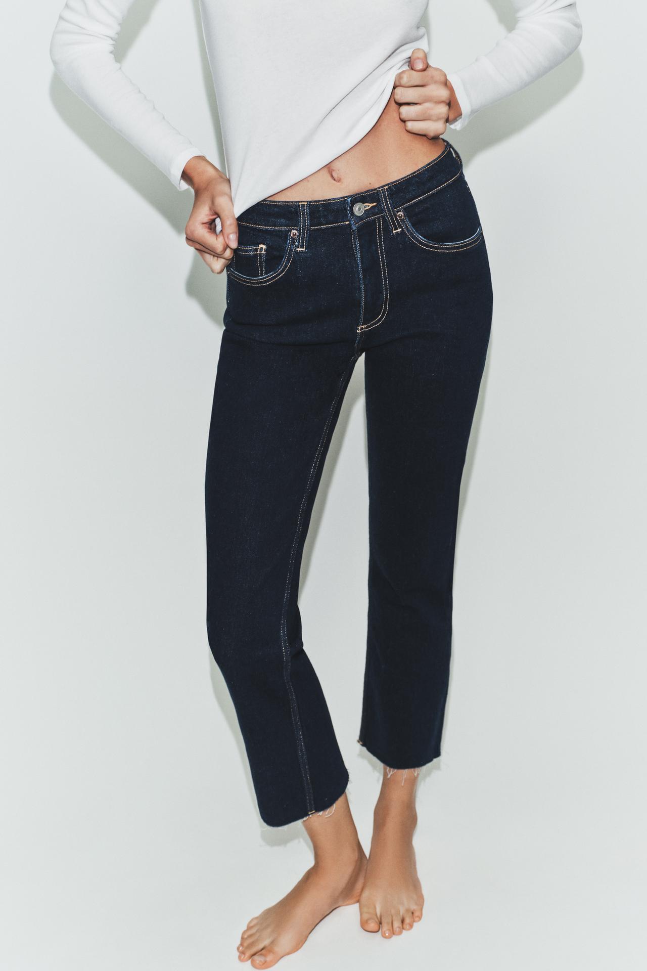 ДЖИНСЫ TRF CROPPED FLARE С ВЫСОКОЙ ПОСАДКОЙ
