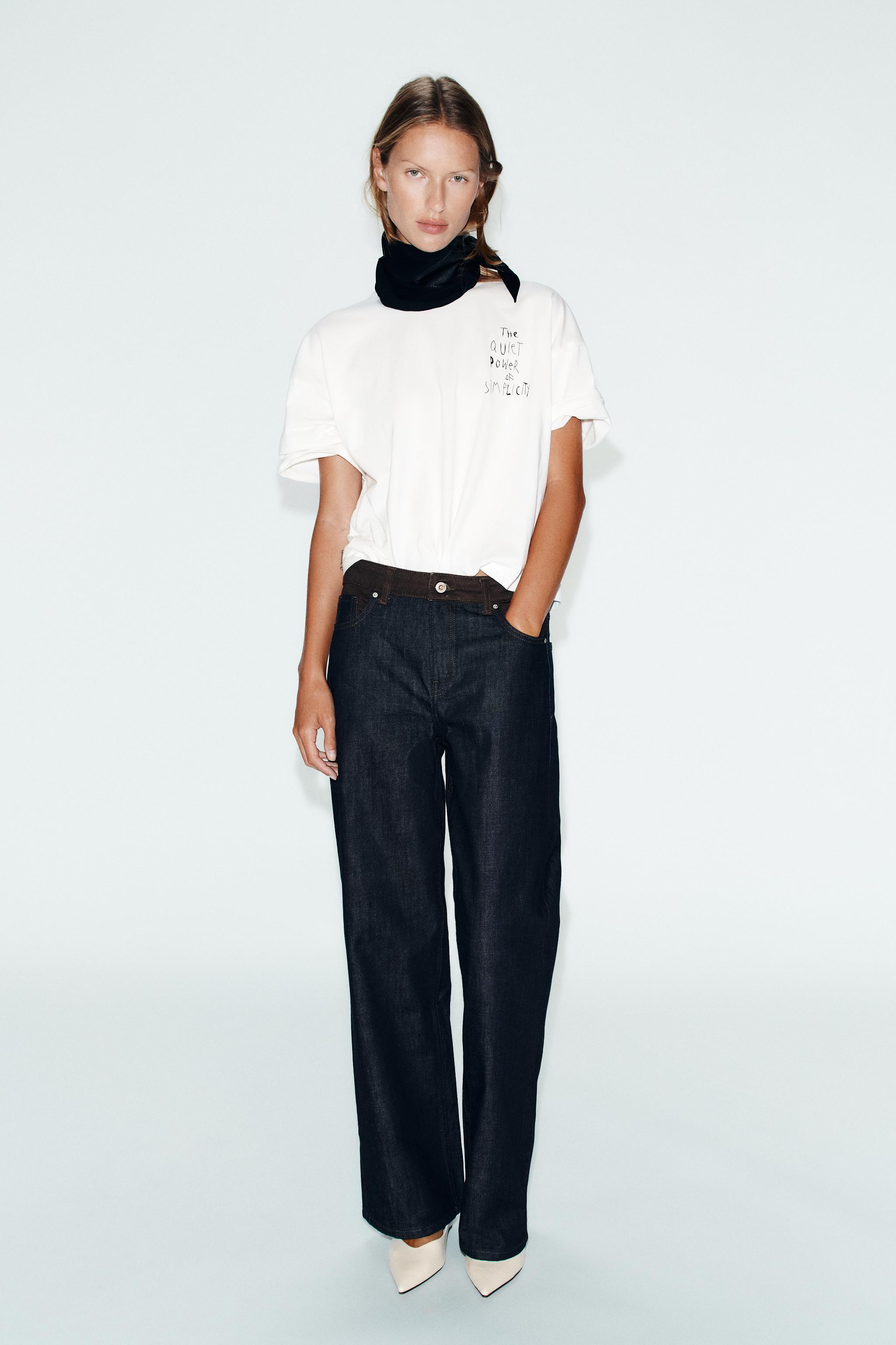 TEXT SHORT SLEEVE T-SHIRT — ZARA