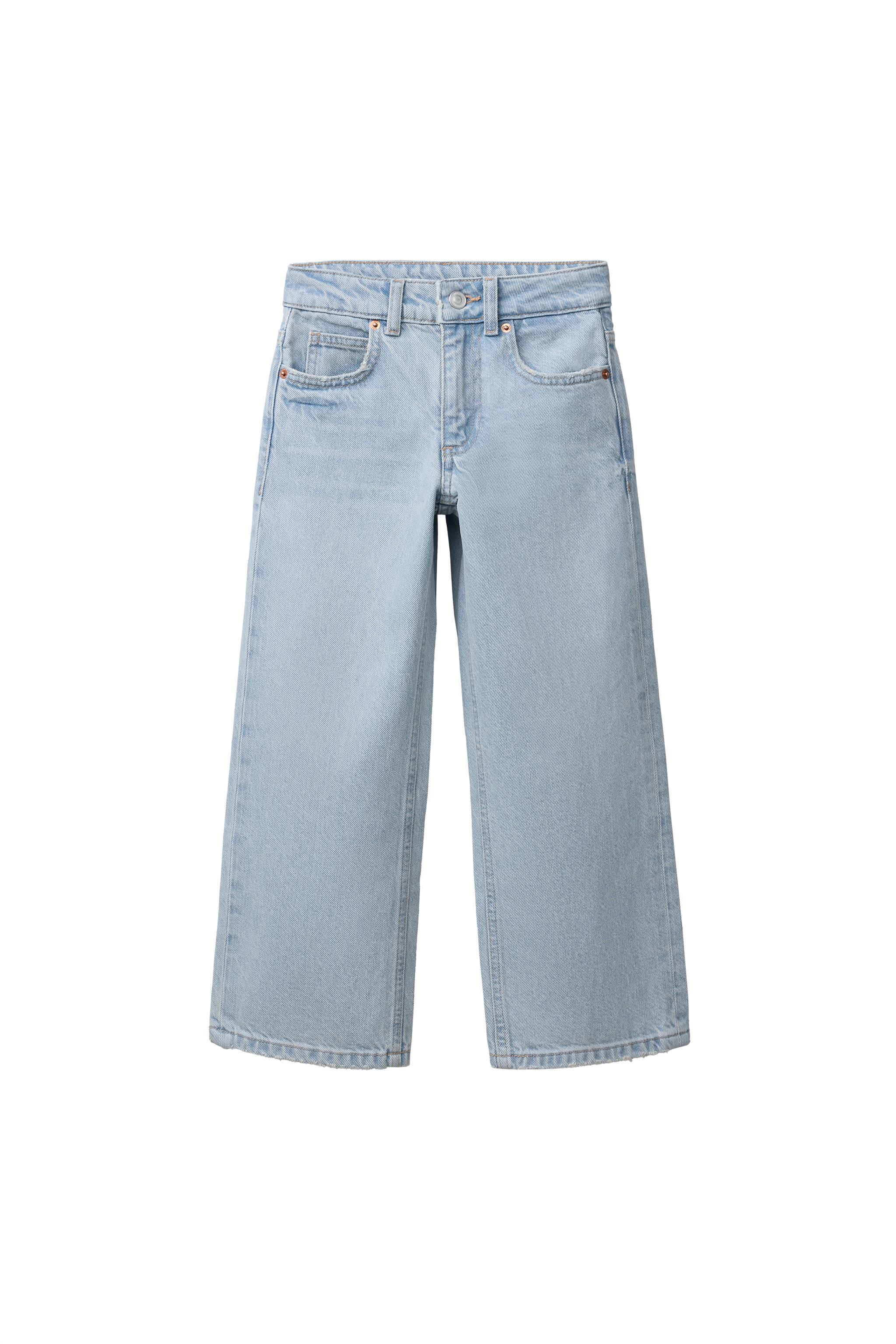 Джинсы с широкими штанинами — ZARA
