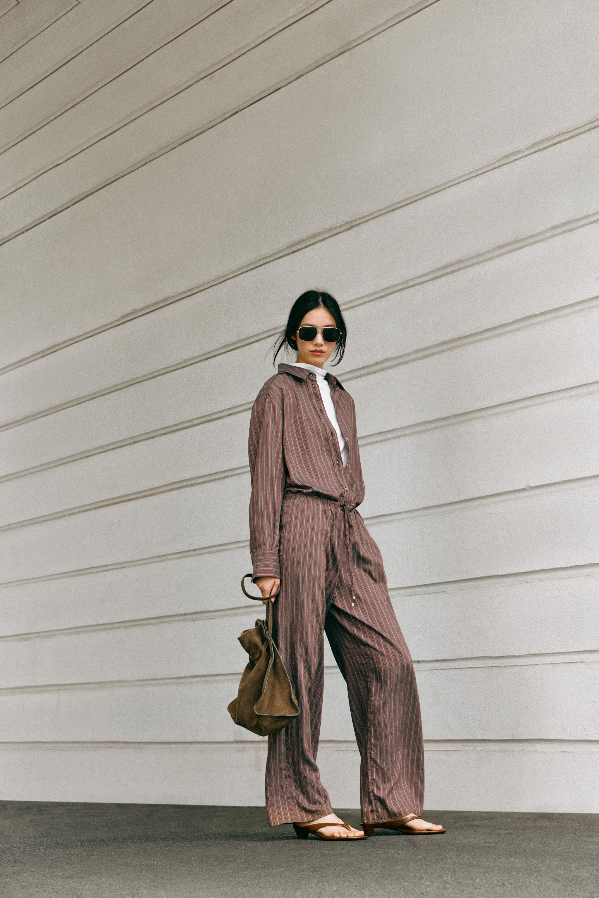 Рубашка в полоску — ZARA