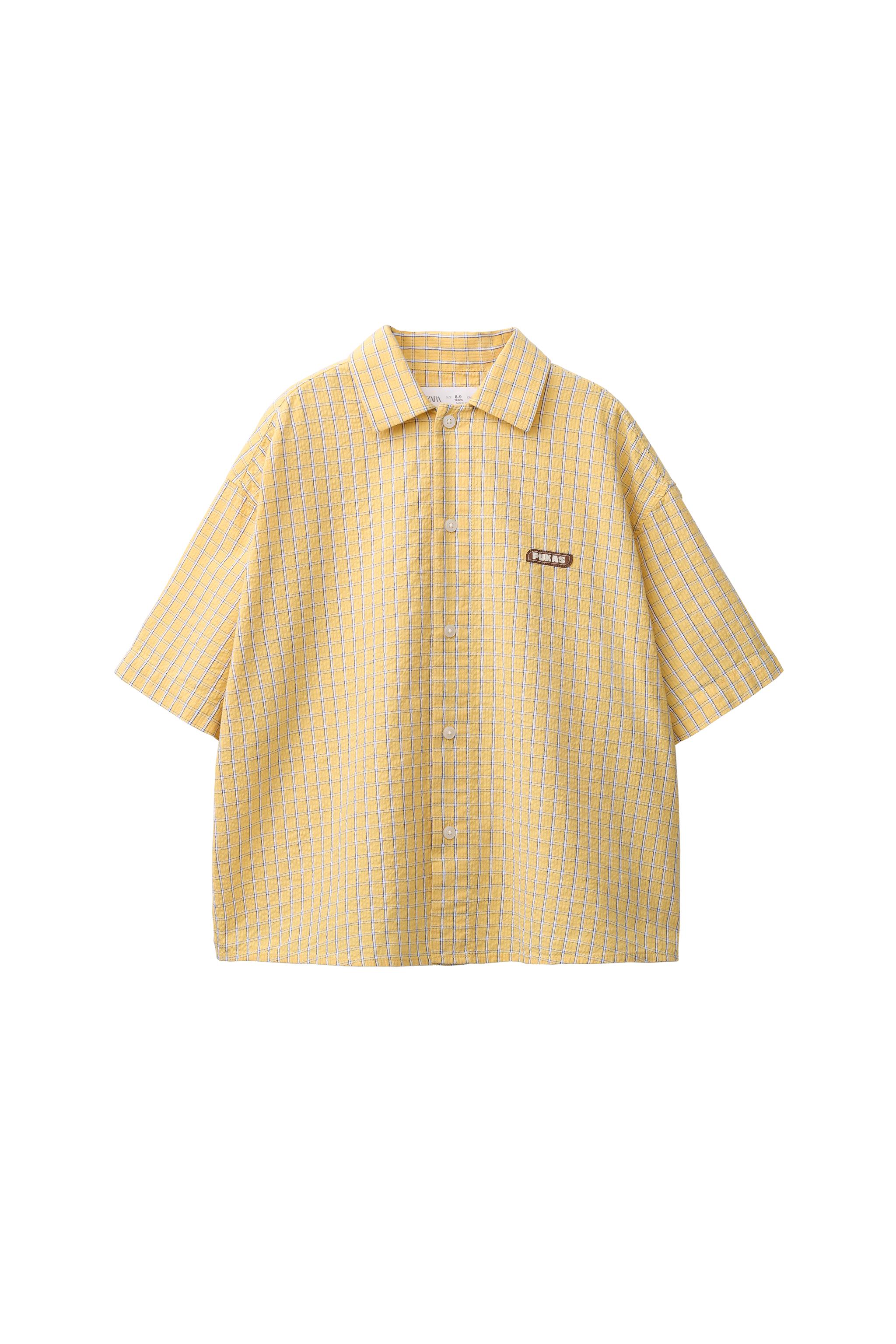 РУБАШКА PUKAS SURF В КЛЕТКУ — ZARA