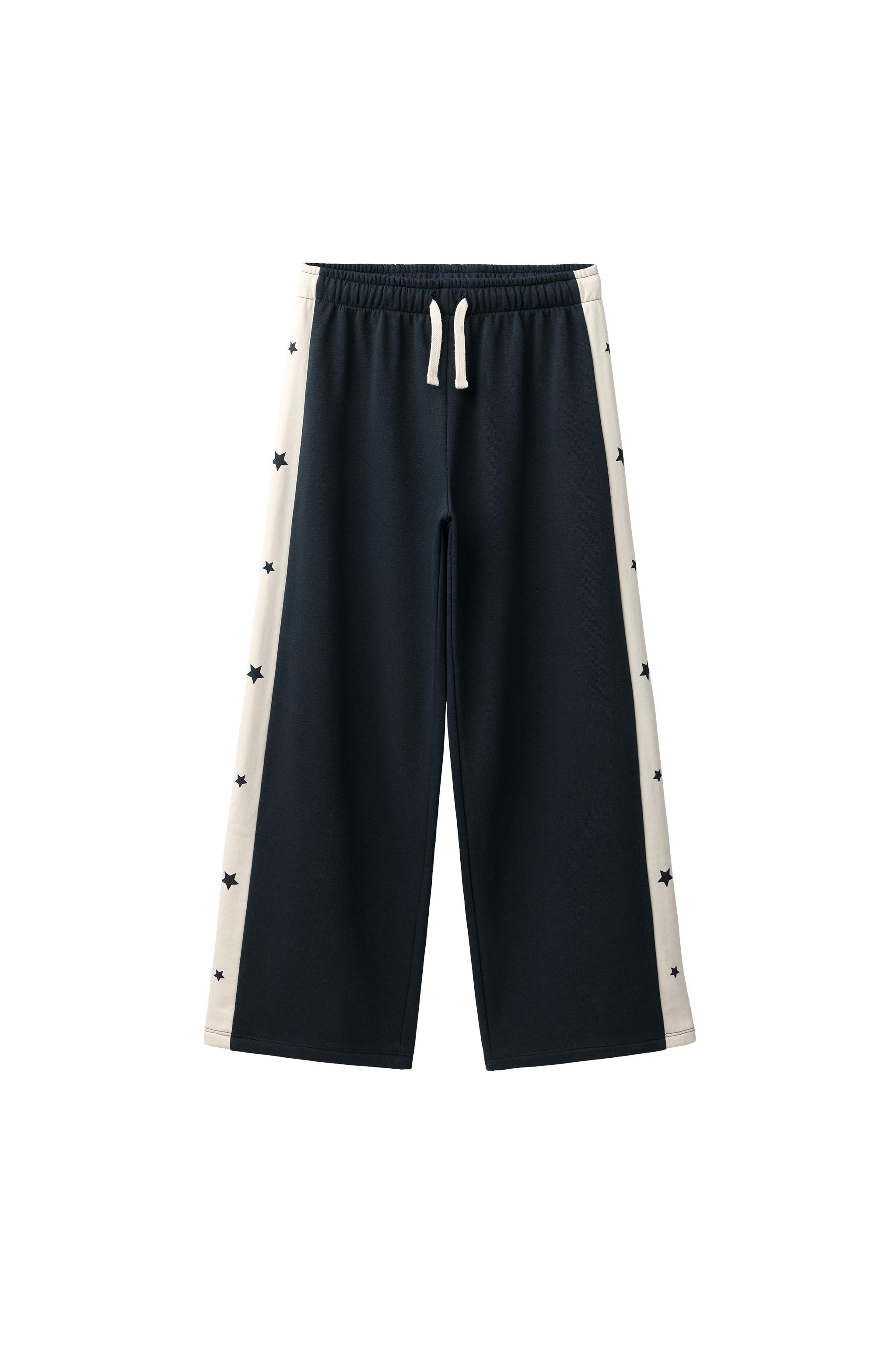БРЮКИ WIDE LEG С ЛАМПАСАМИ И ЗВЕЗДАМИ — ZARA
