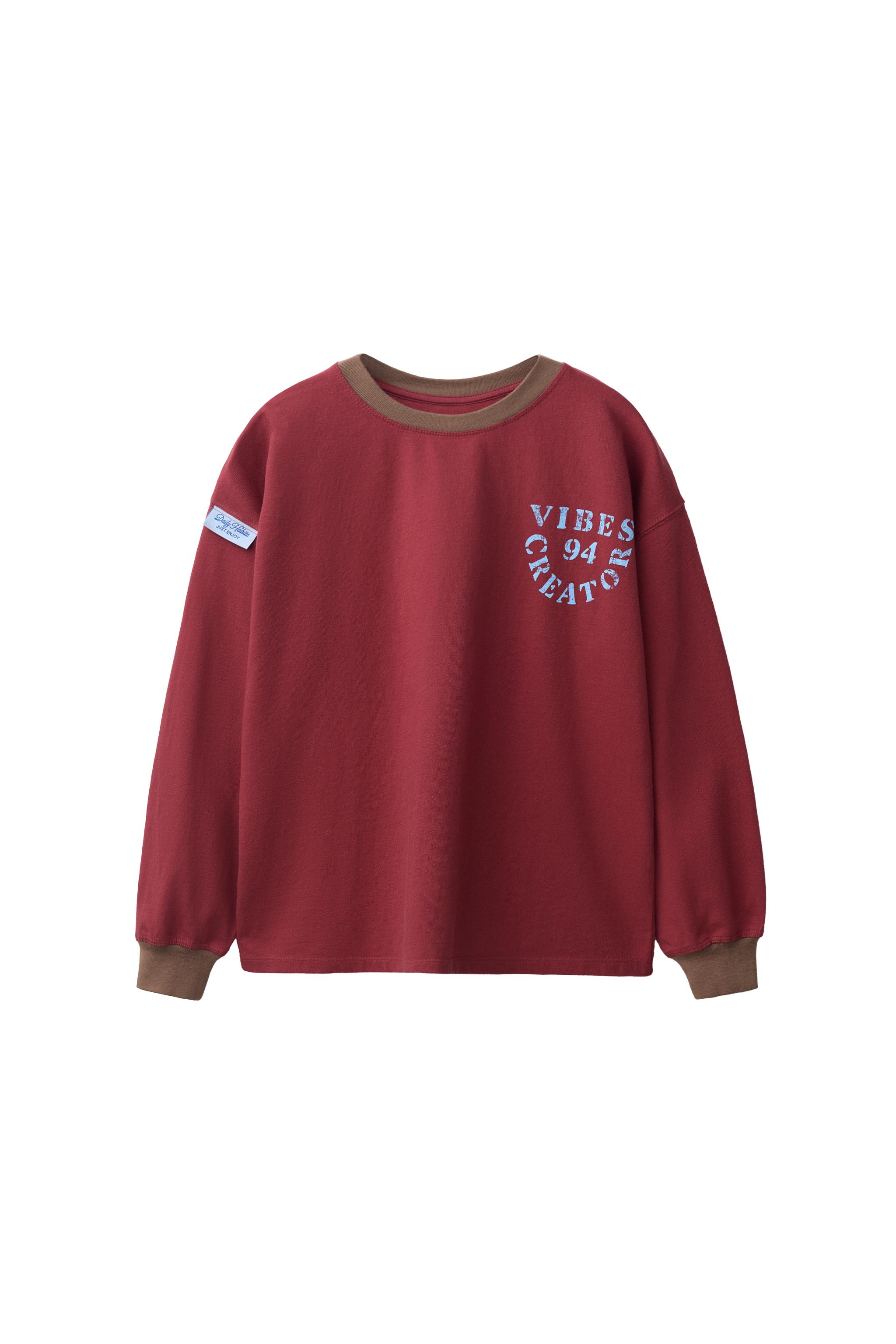 Футболка со слоганом — ZARA