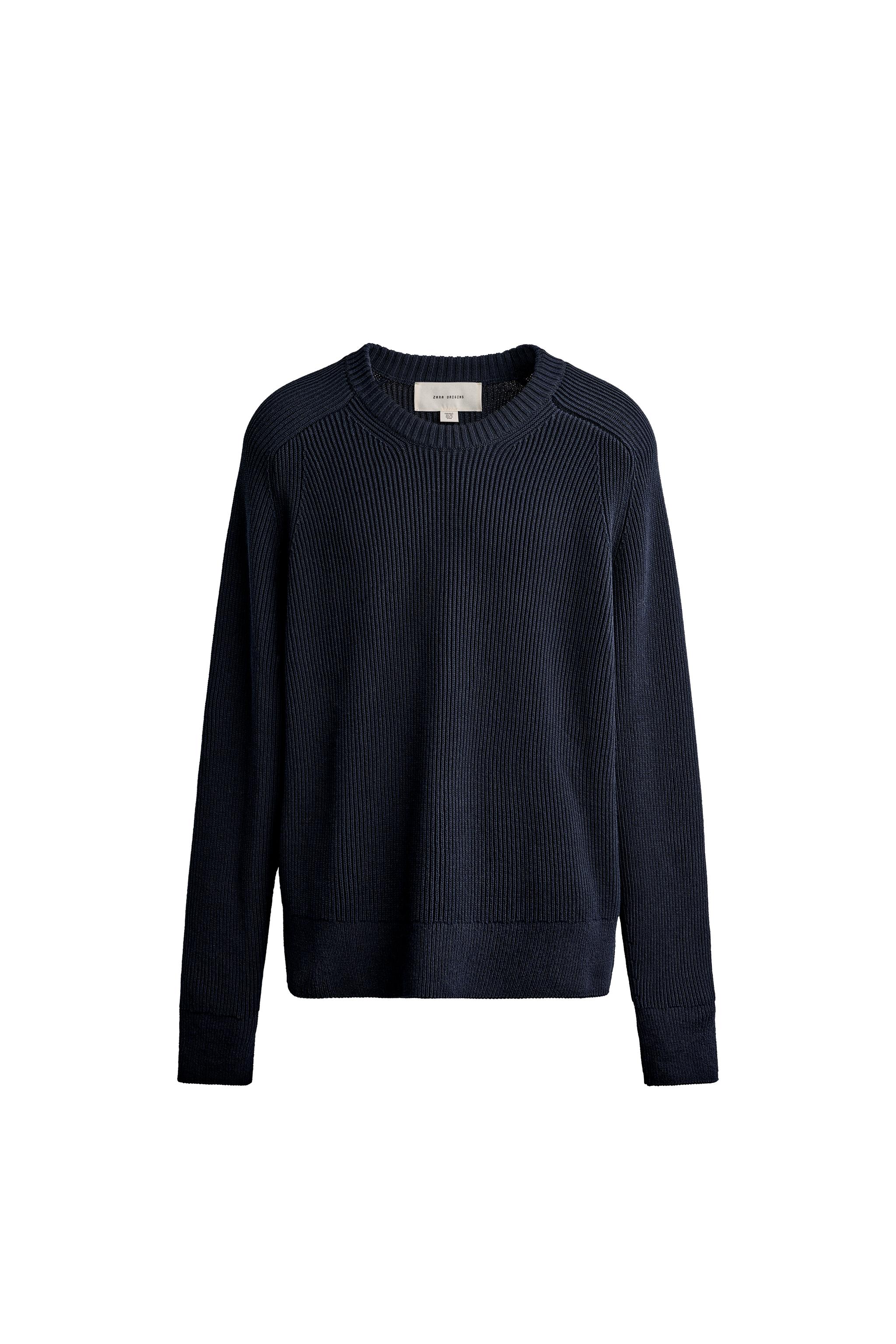 Джемпер классического кроя из 100% хлопка — ZARA